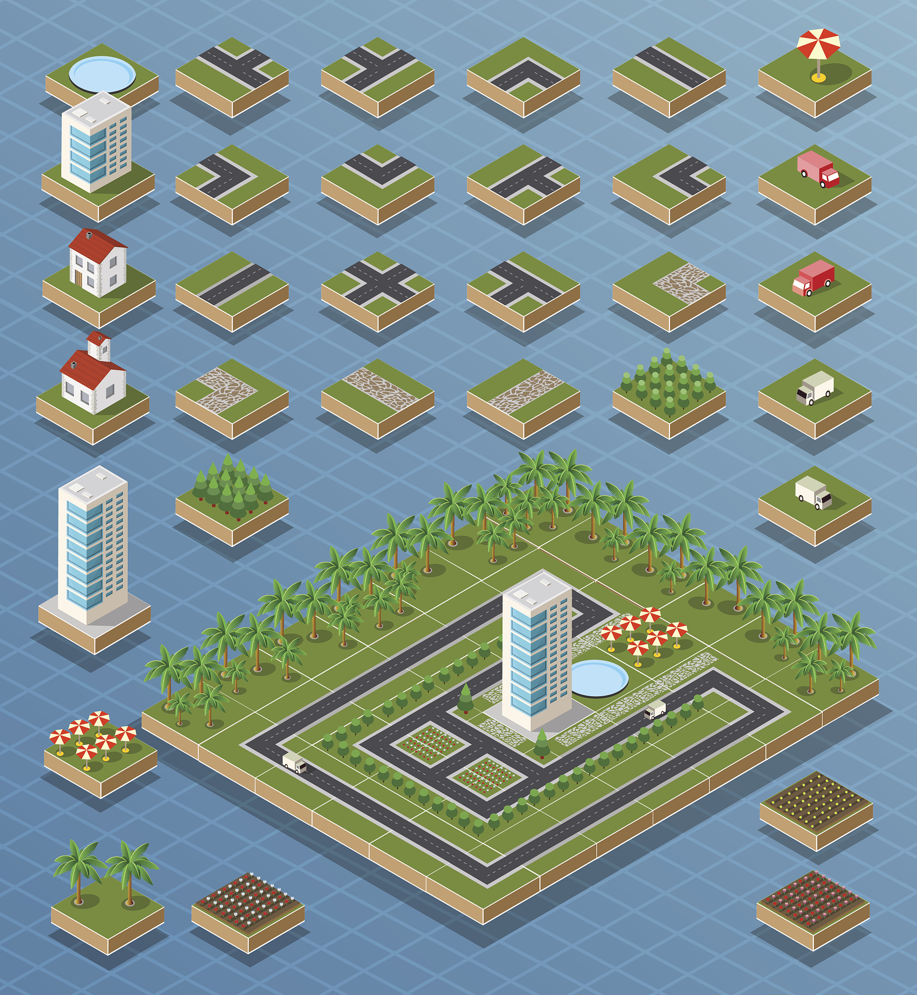 模拟城市方向：如《像素危城》、《奶块》、《我的世界》等只要发挥自己的想象力就可以在自己的小世界中通过各种小方块组合出不同物品甚至建筑来打造一个专属自己风格的小城市。