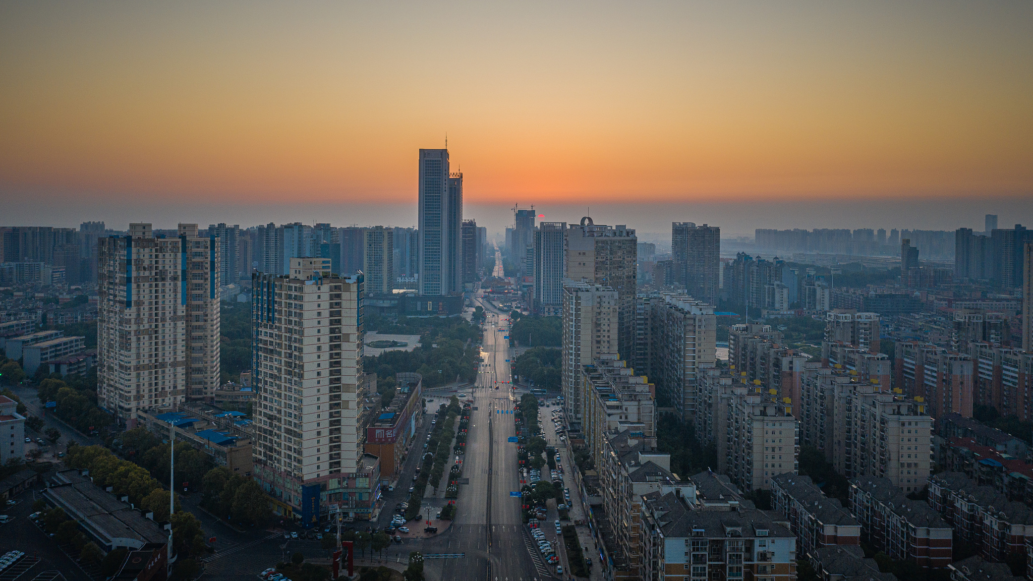 长沙经济技术开发区日出