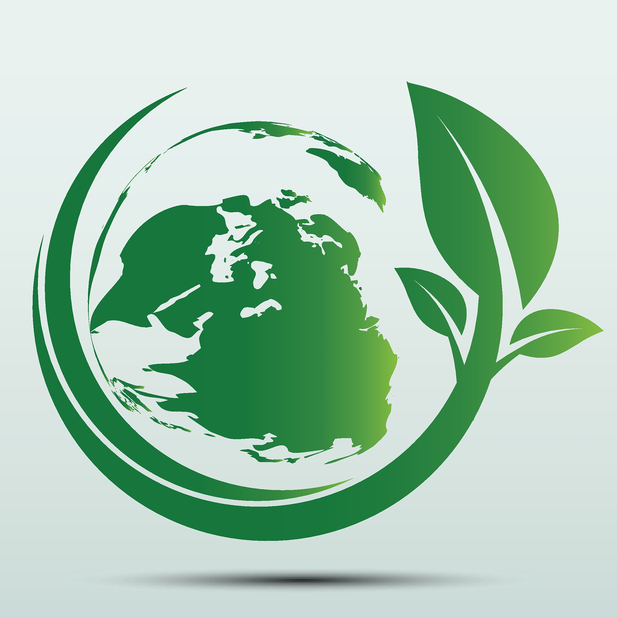 green earth concept with leaves,ecology nature.