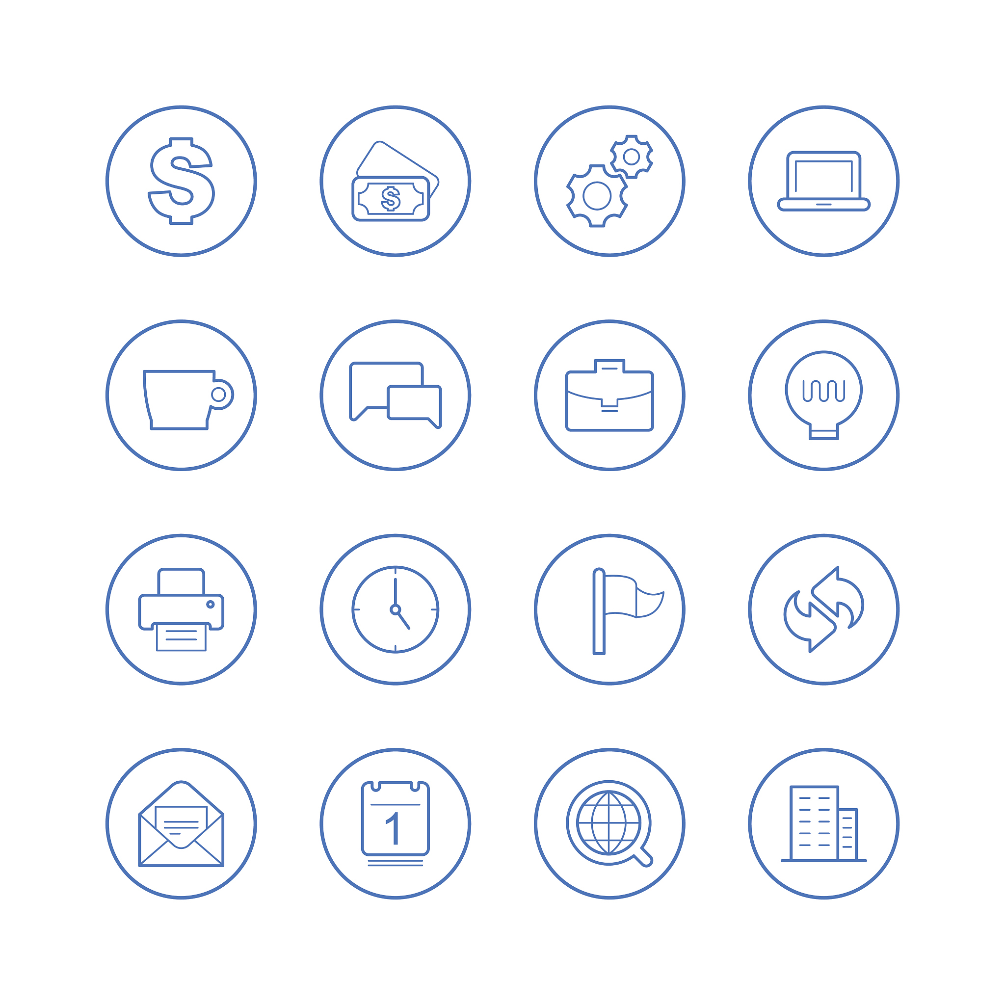 business and office icons