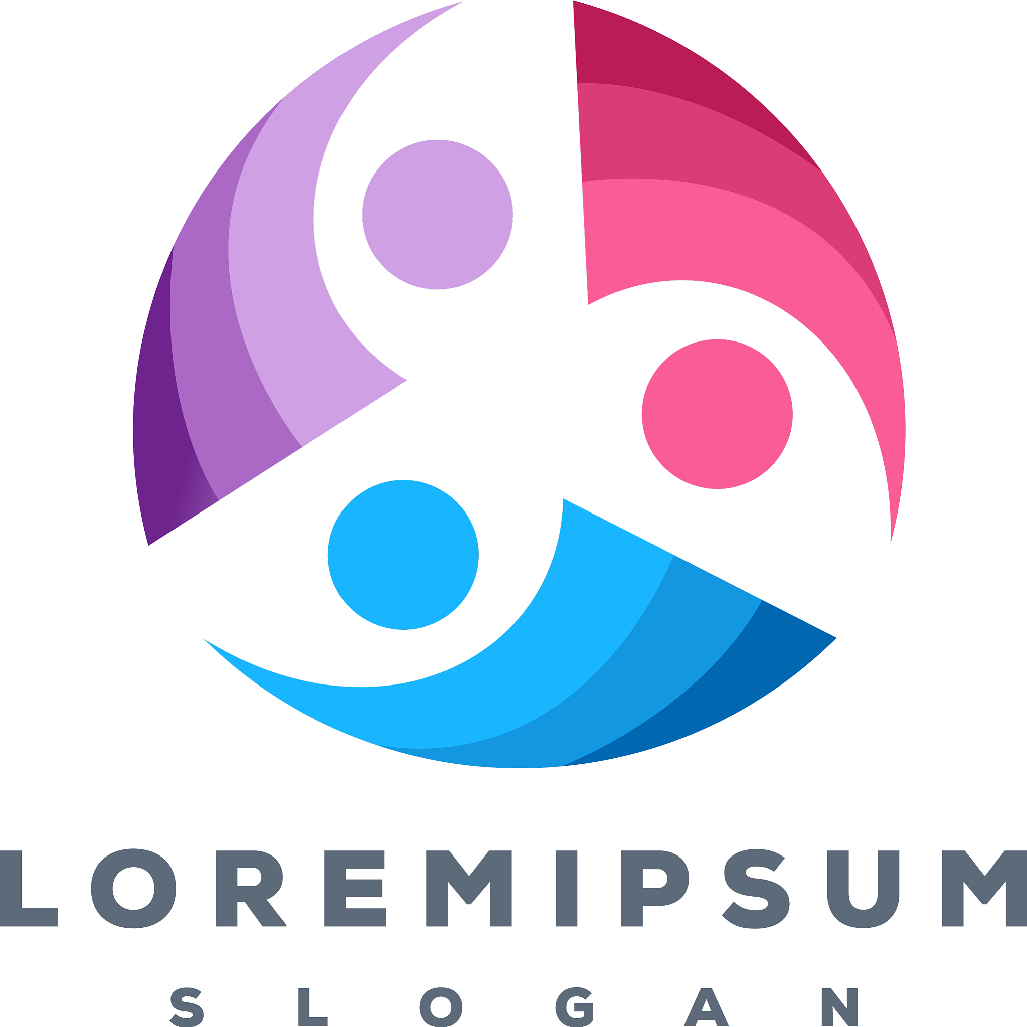 colorful business logo design ready to use