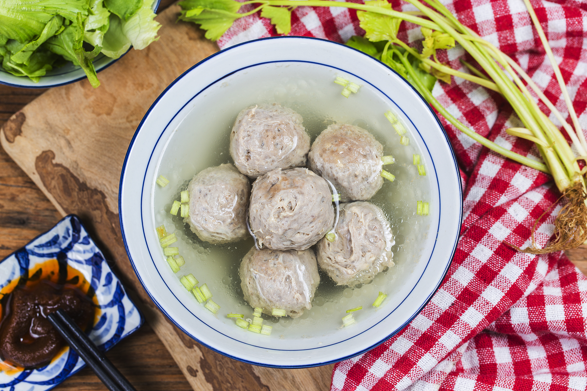 meat ball chinese food