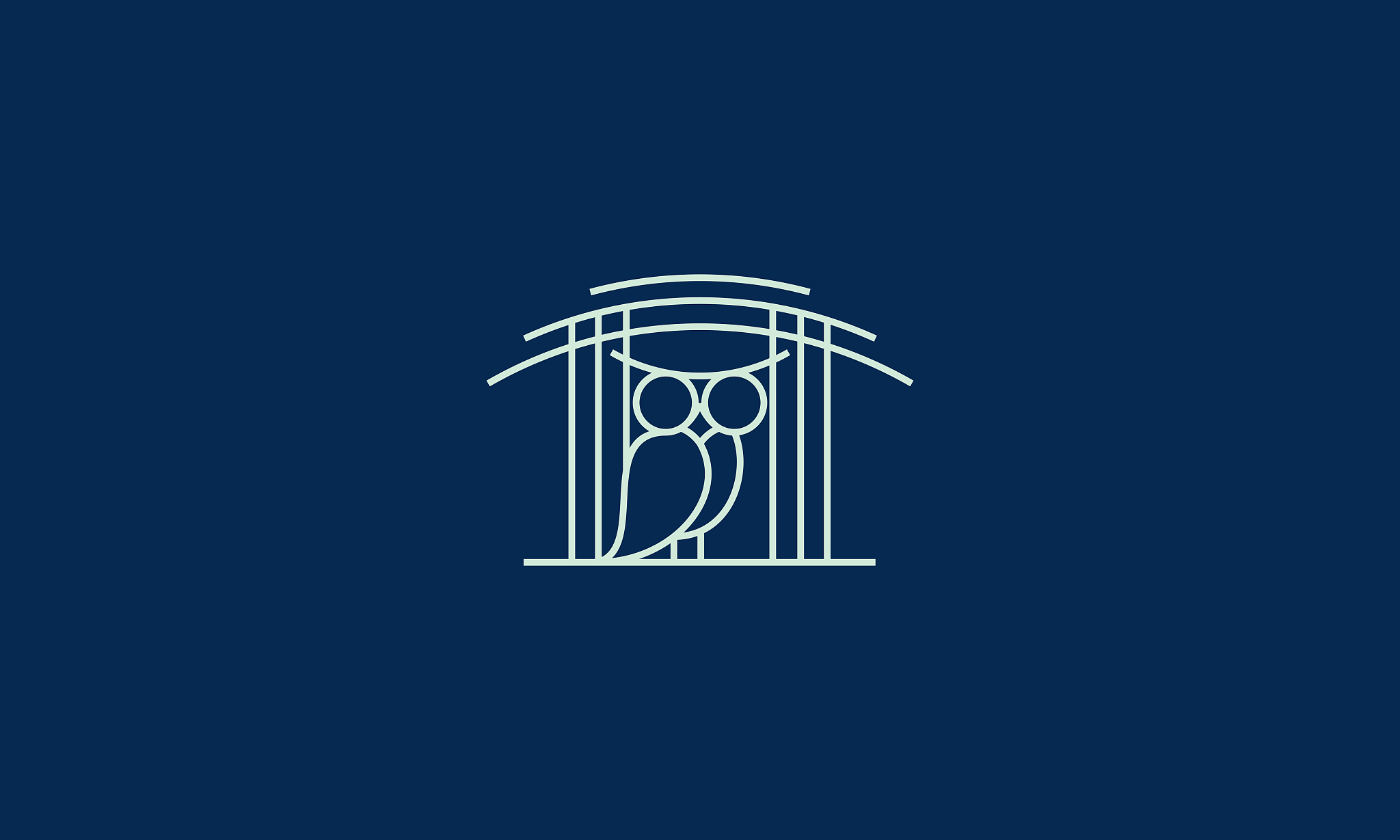simple owl line vector