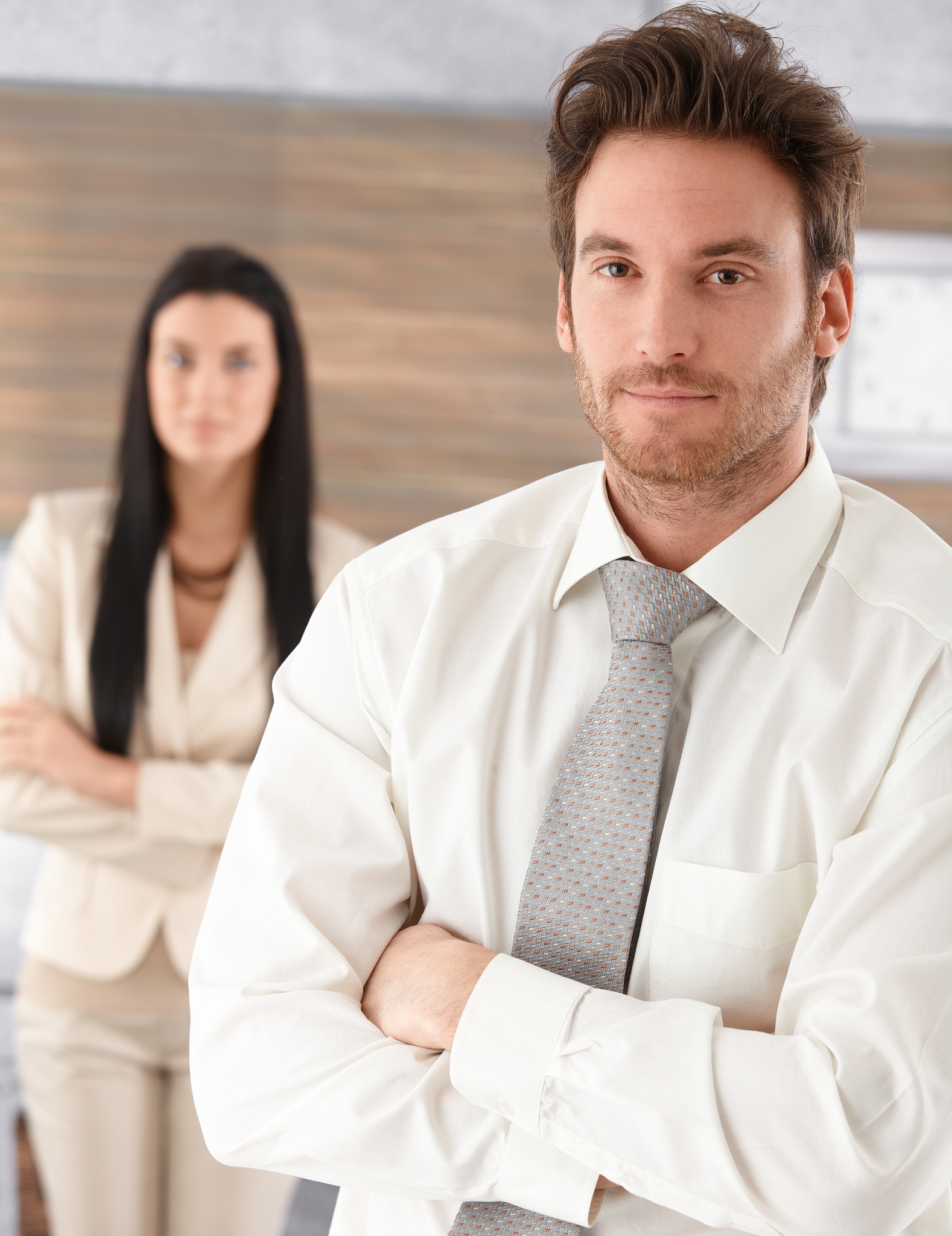 portrait of confident businessman