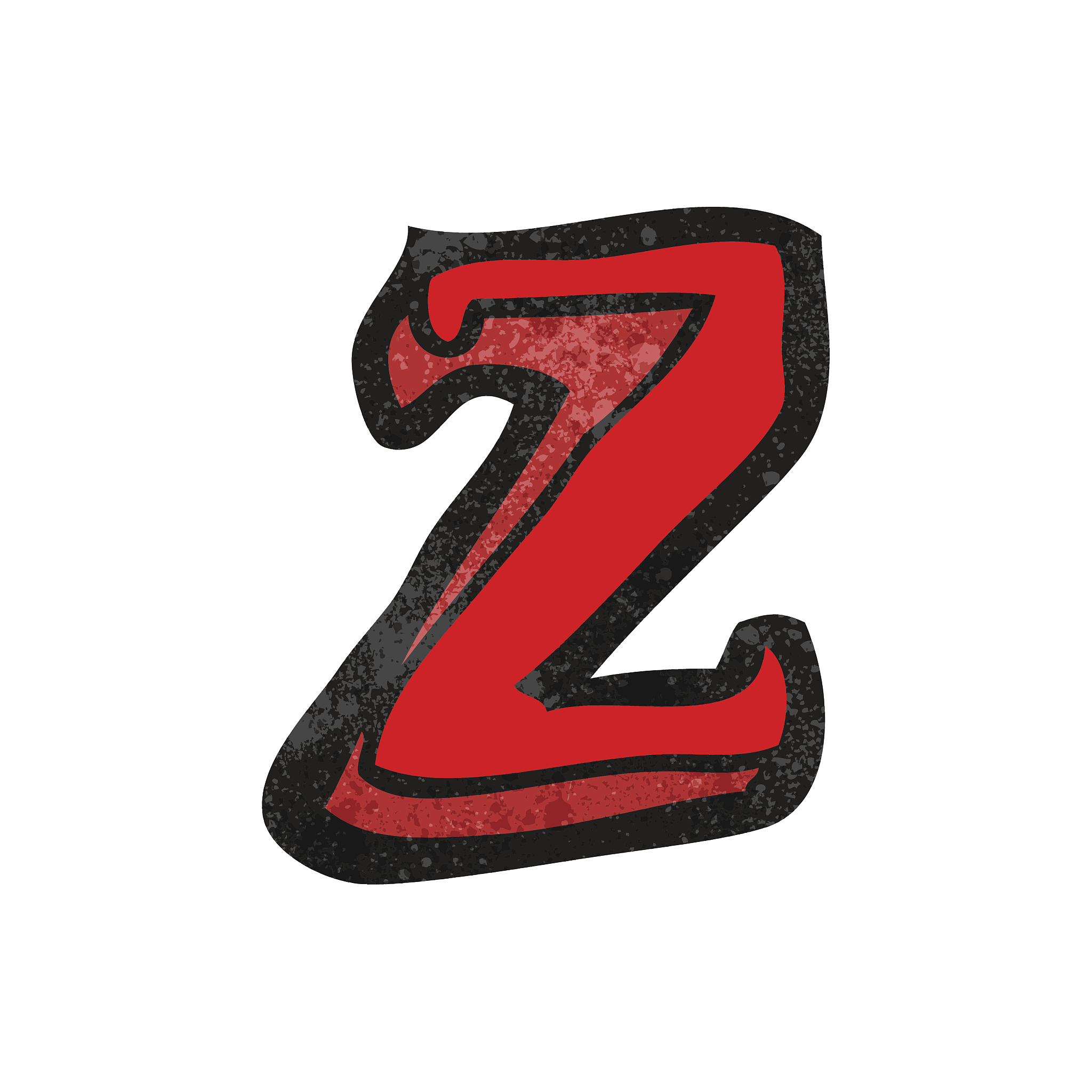 cartoon letter z