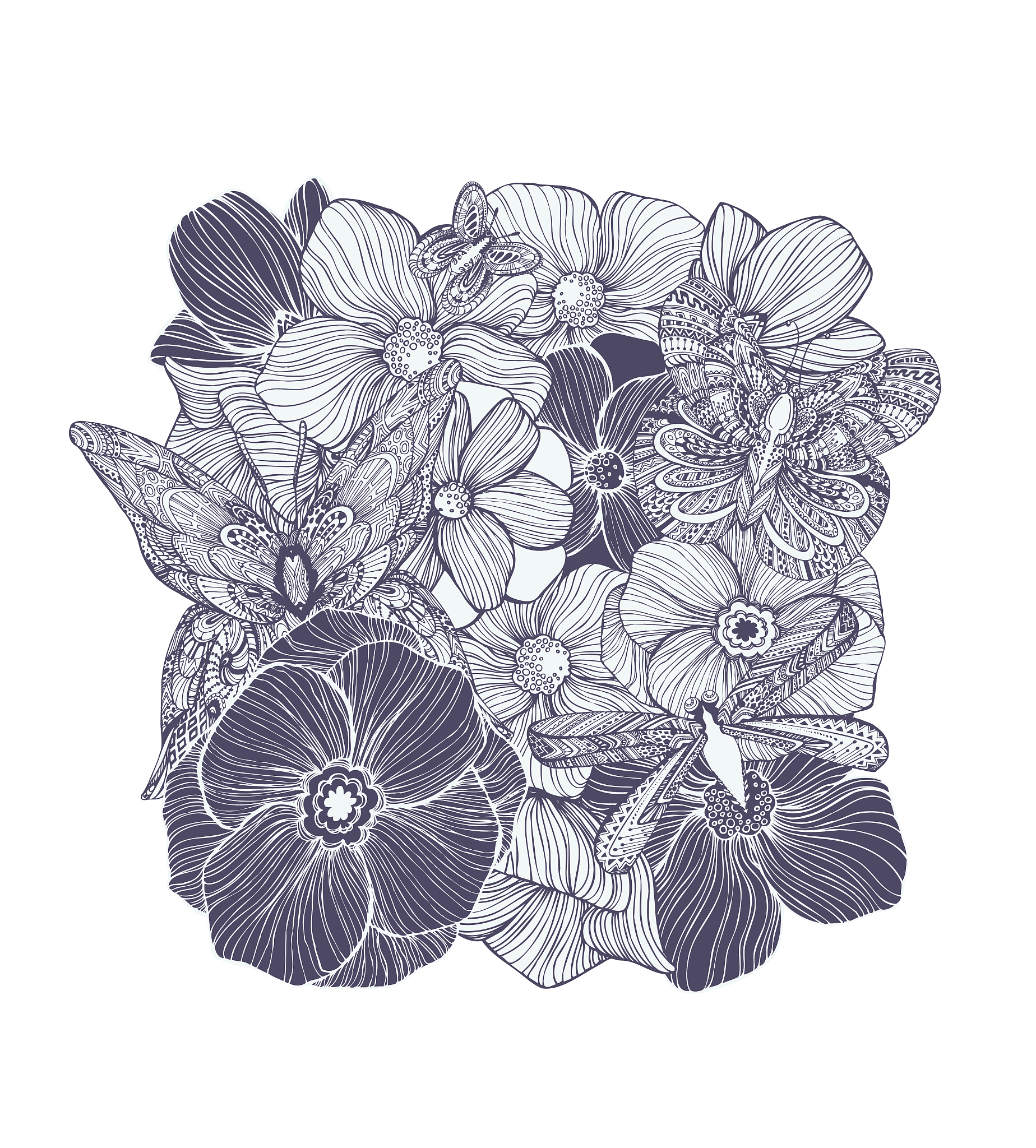 黑白装饰画教程：如何绘制晶莹剔透的水果？