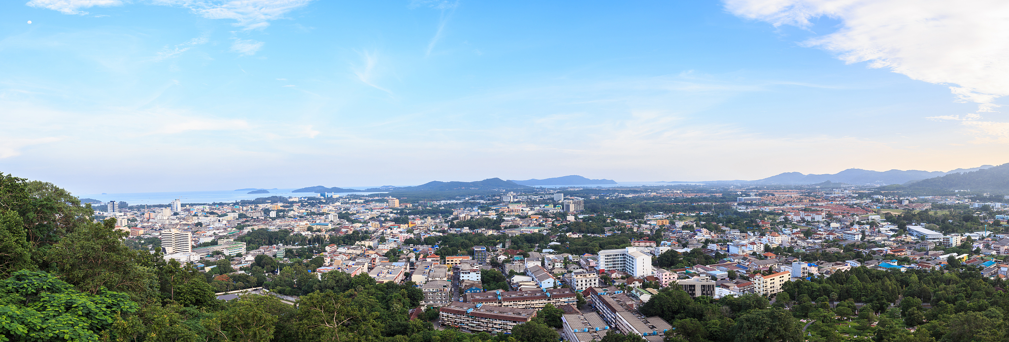 phuket town view from rang hill