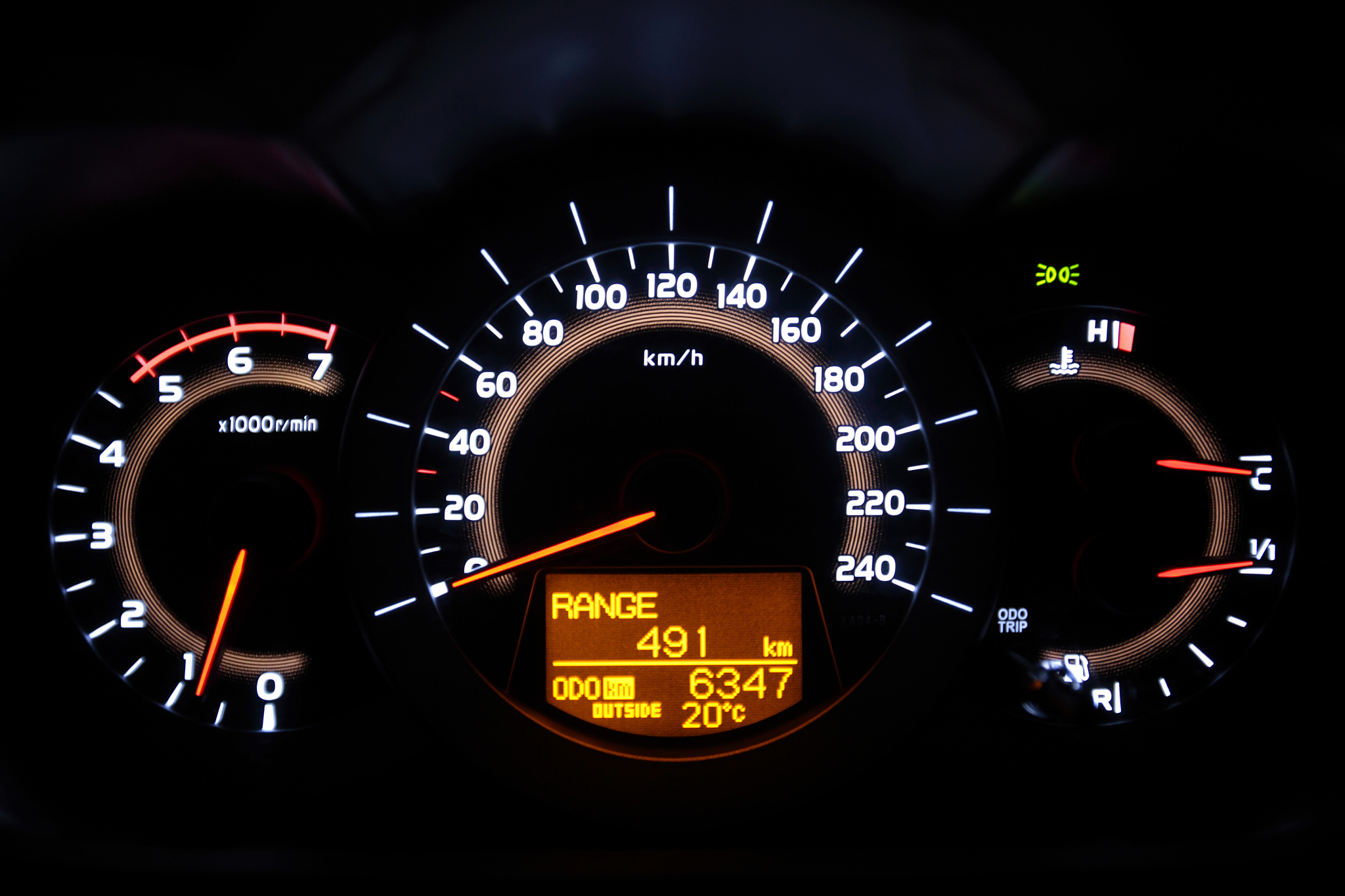 modern speedometer