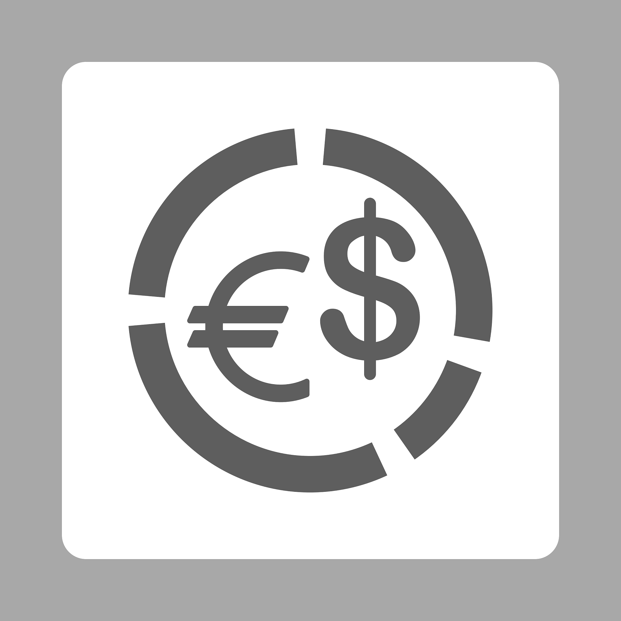currency diagram icon