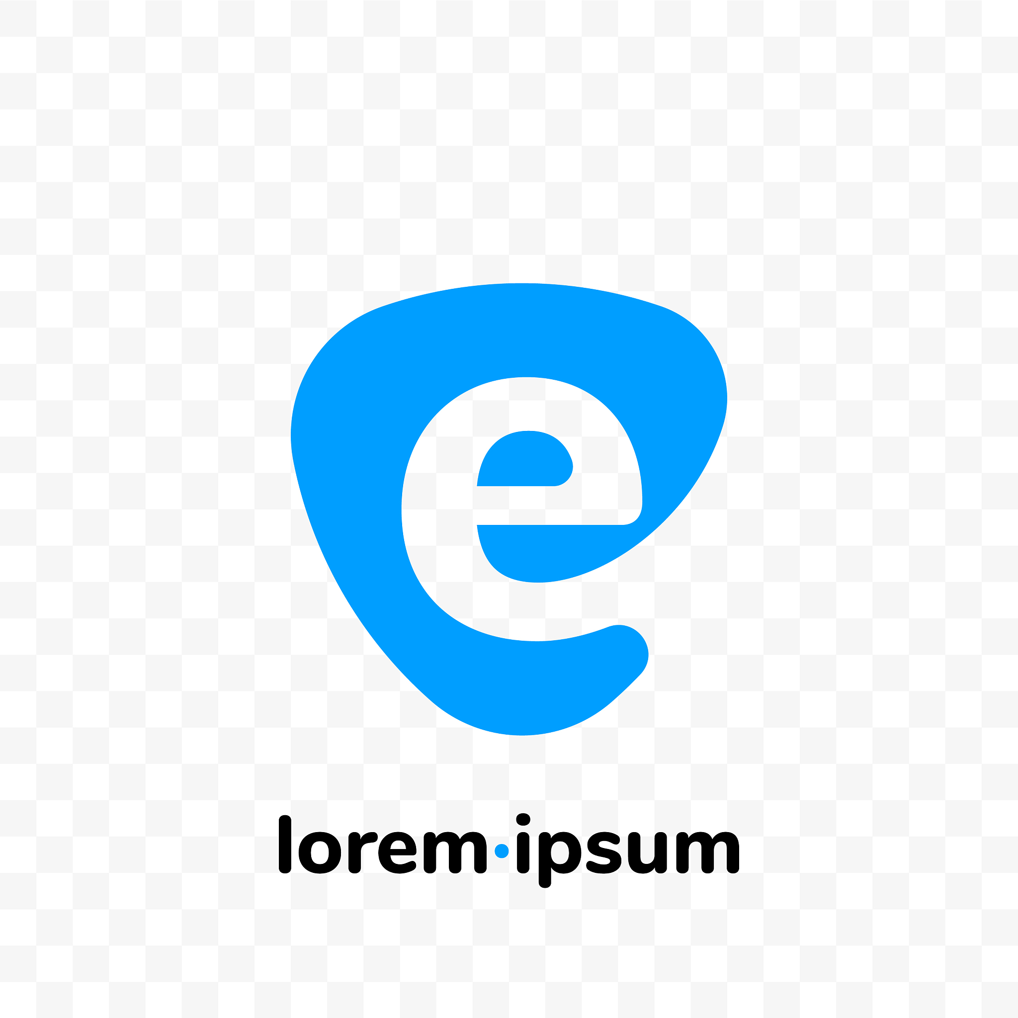 e digital e-mail at sign letter icon