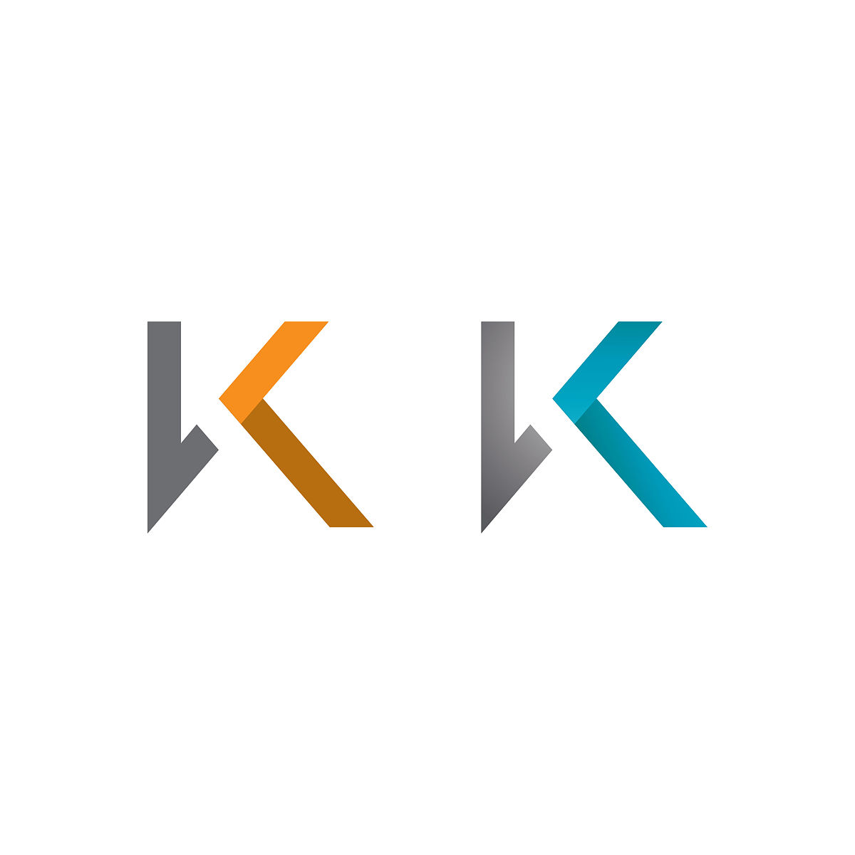 k字母标志矢量符号