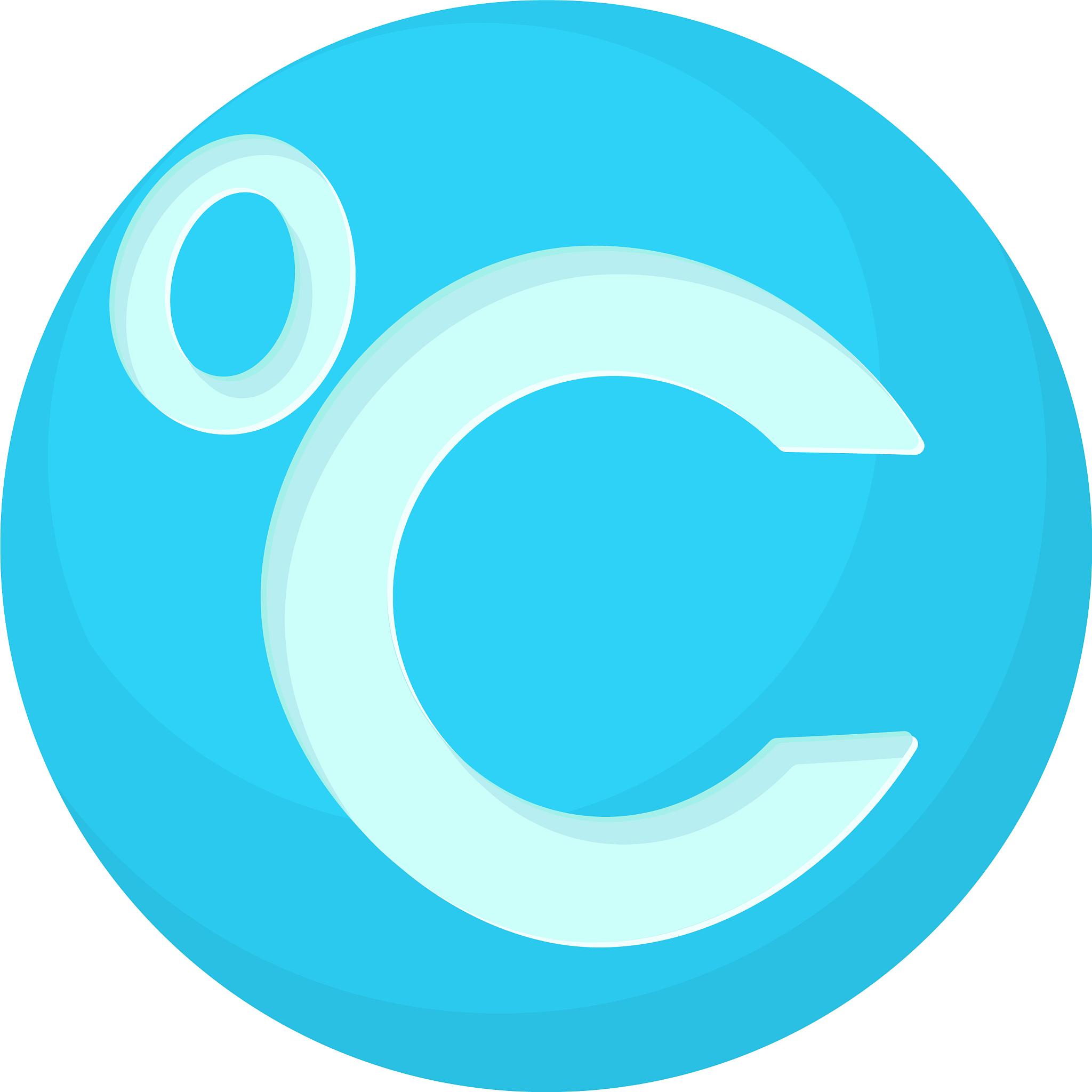 celsius icon cartoon style