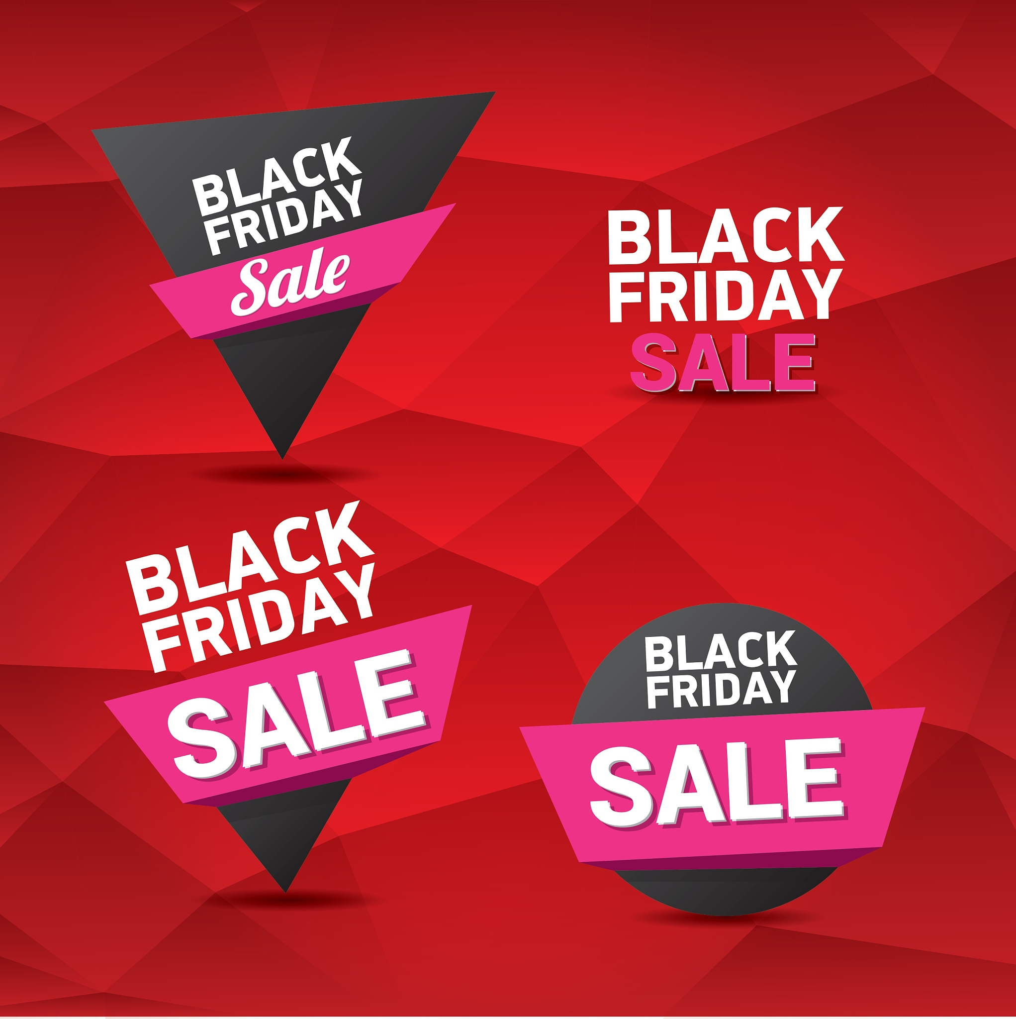 black friday sale poster or banner