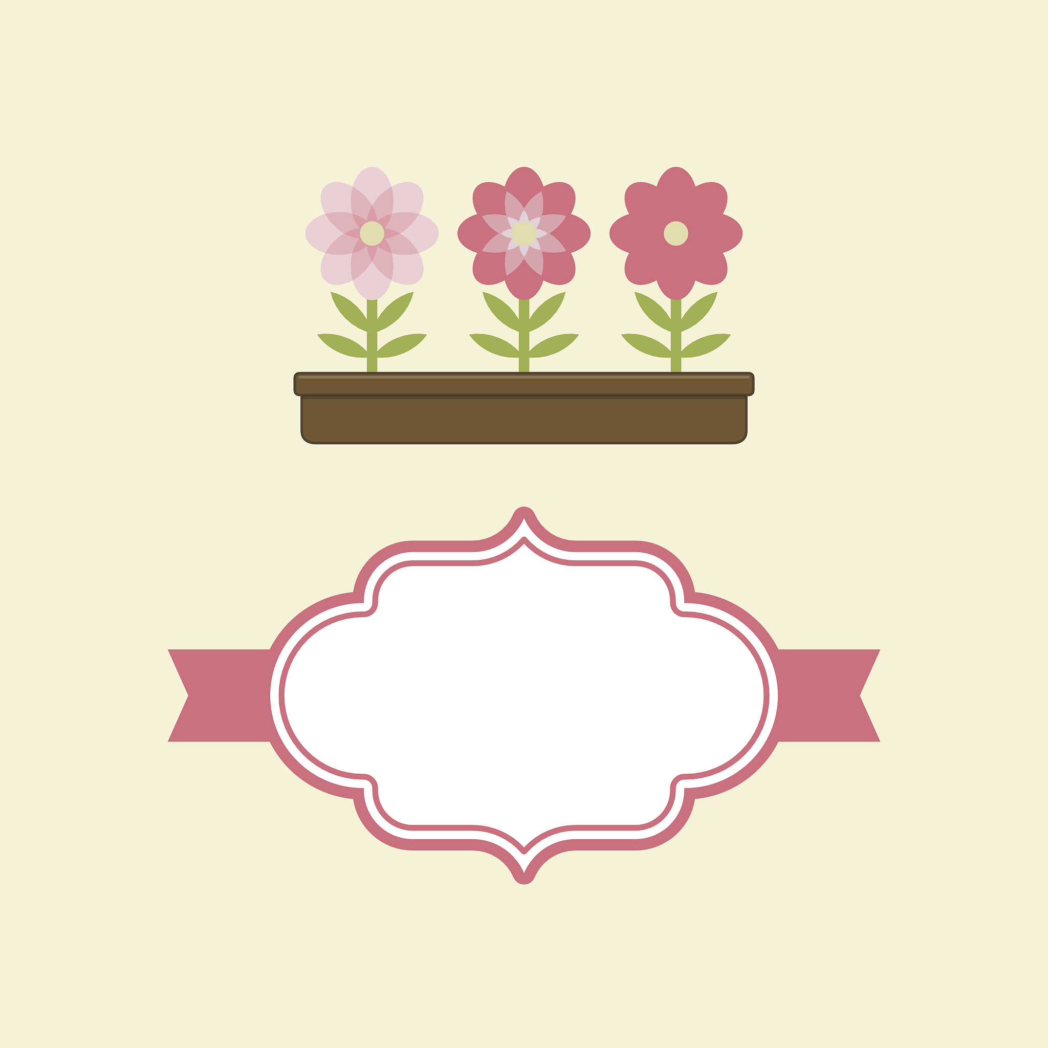 flowers in pot