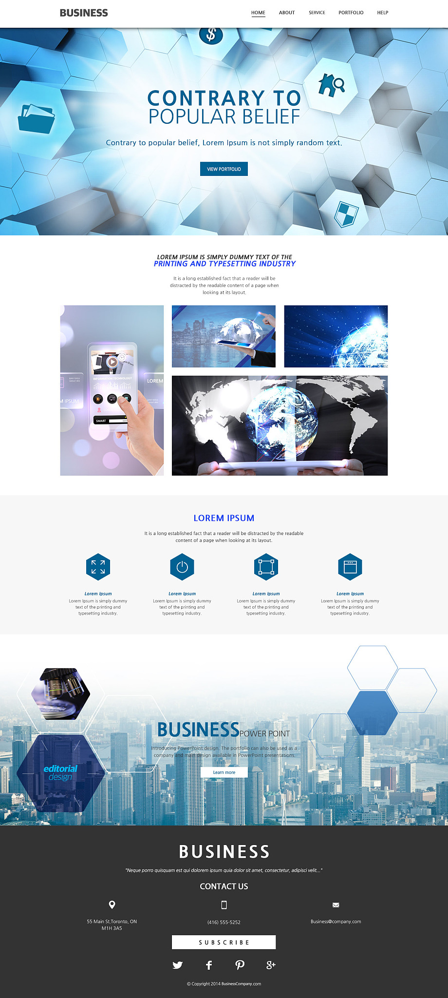 web template