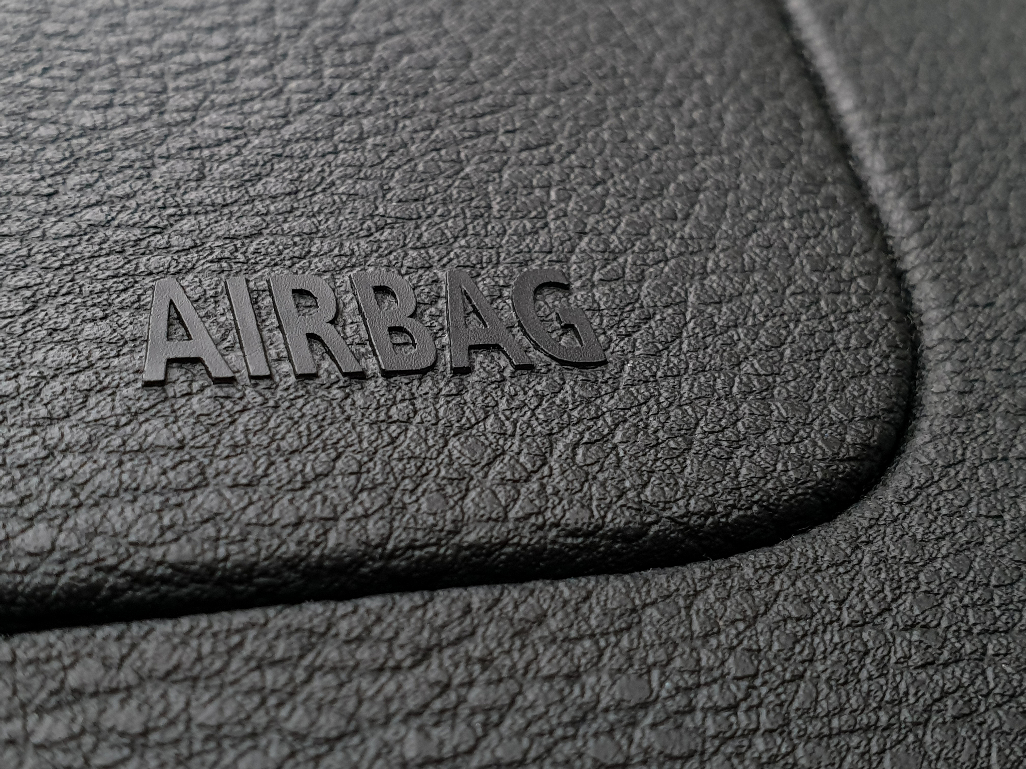 airbag cover close up