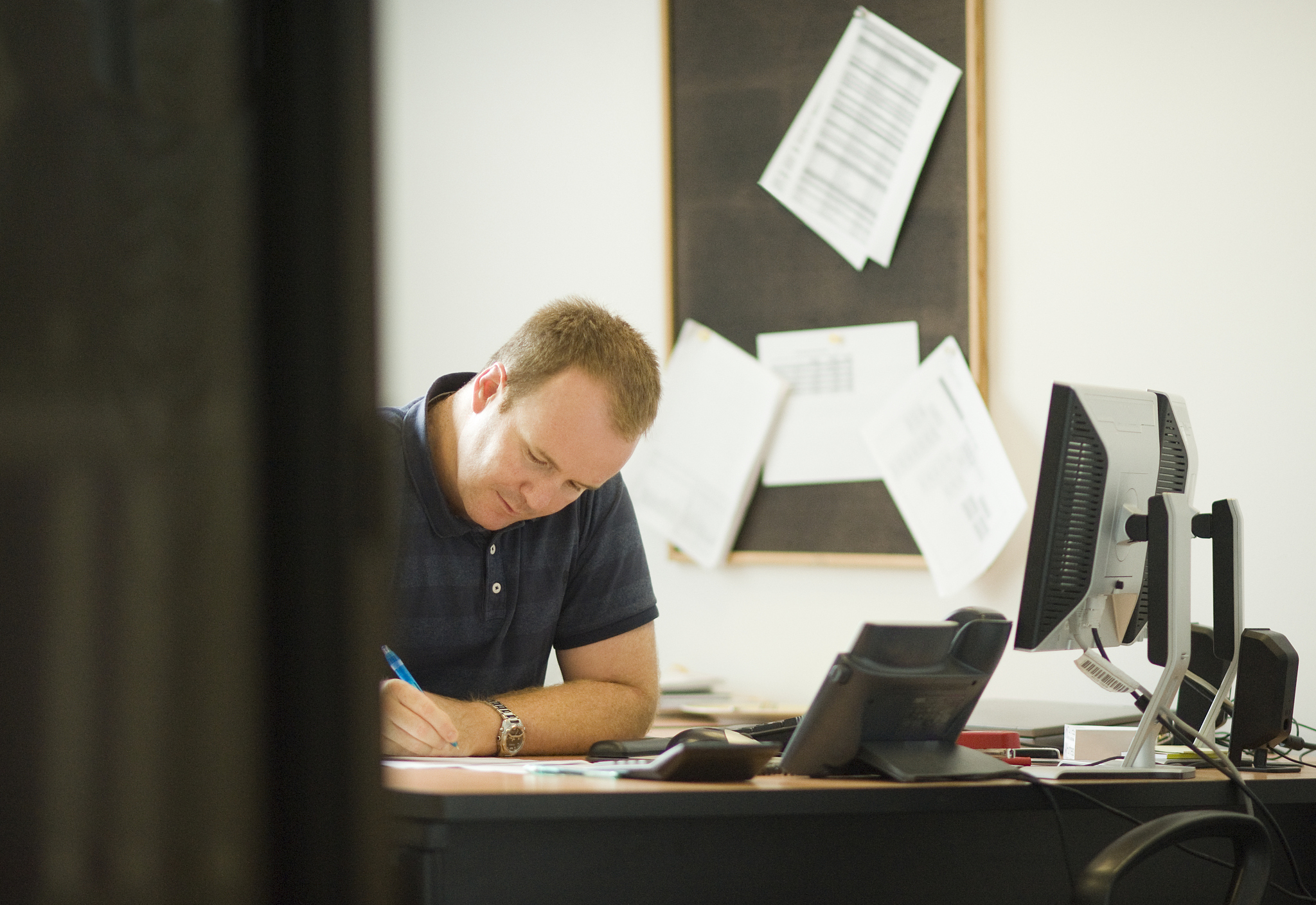 businessman working in office
