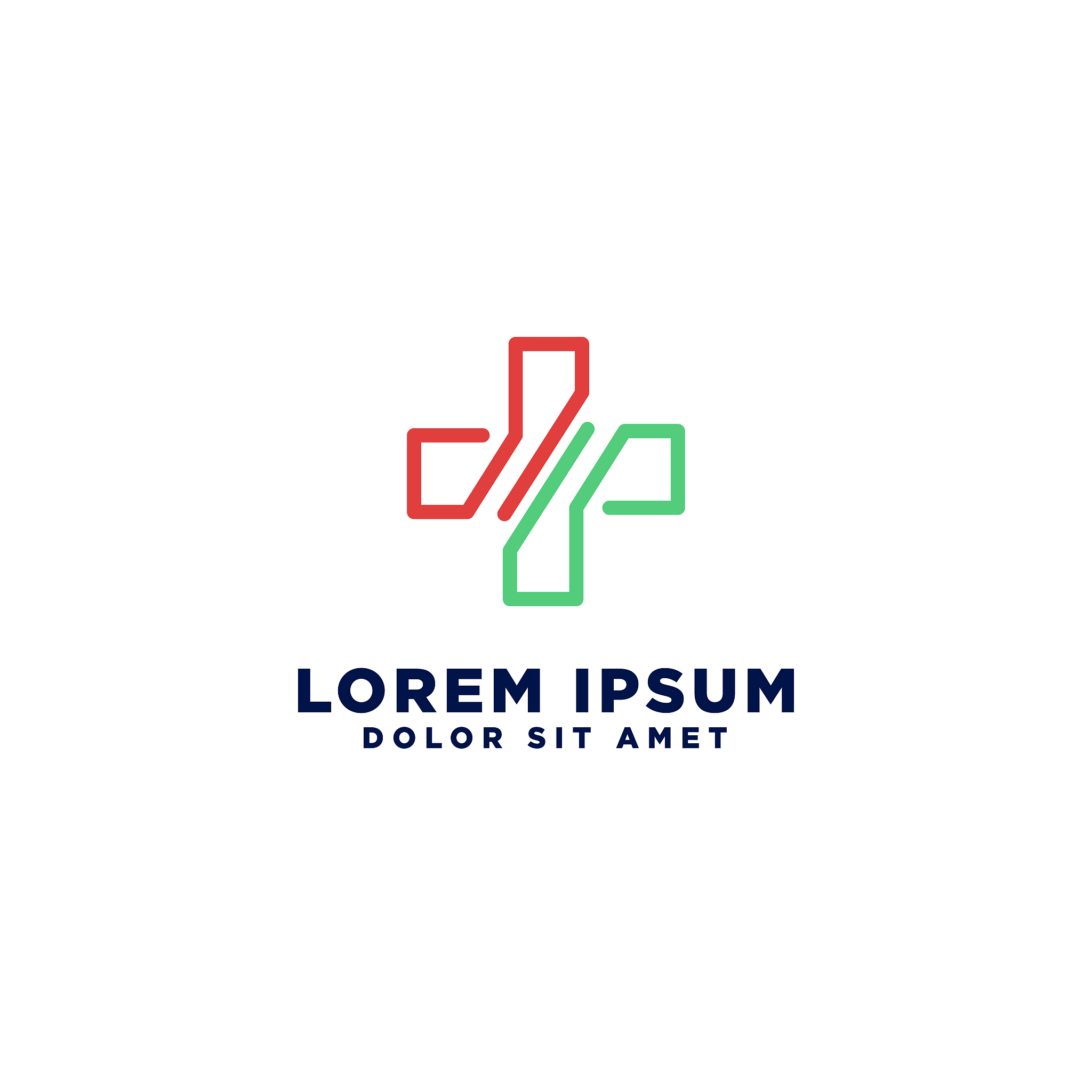 medical cross vector design