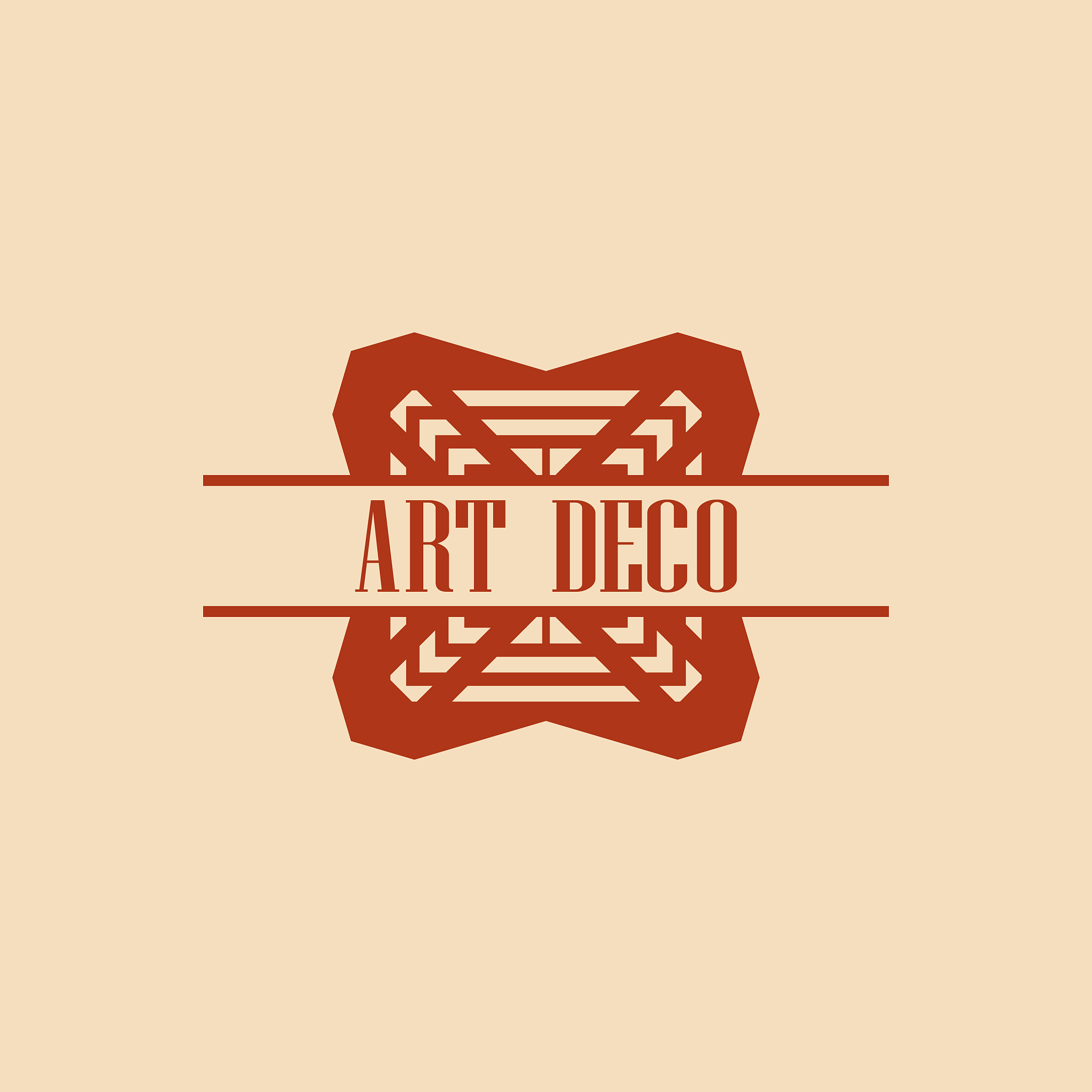 art deco logo