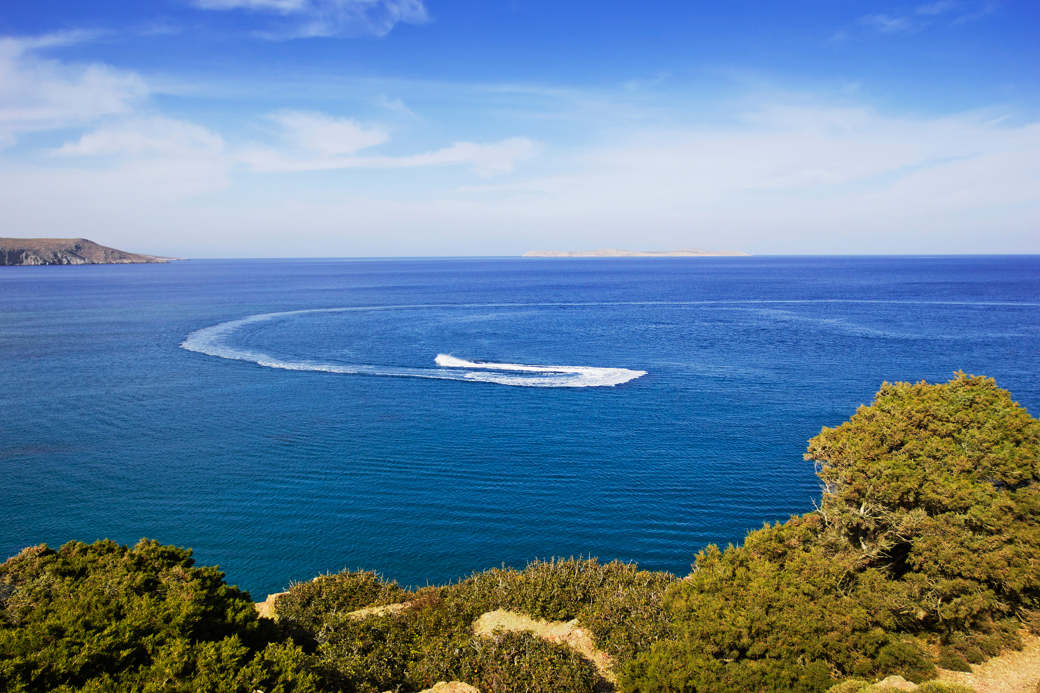 lovely seascape, crete, greece