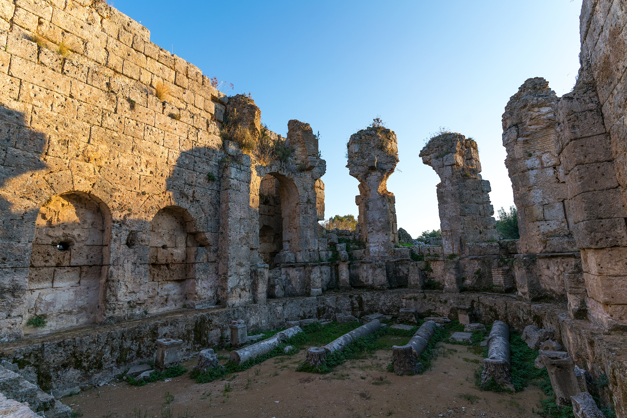 antalya perge historical ancient city