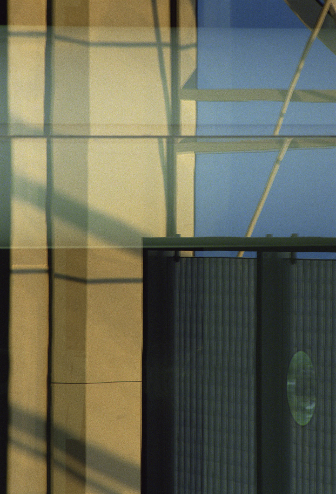 abstract building reflection