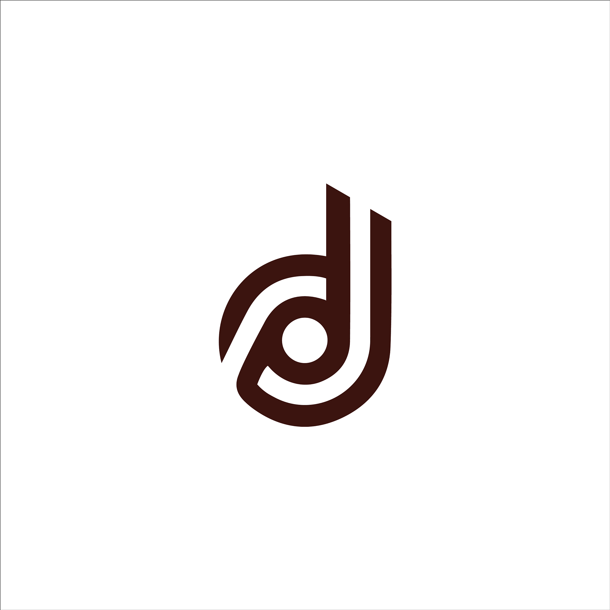 infinite letter d logo