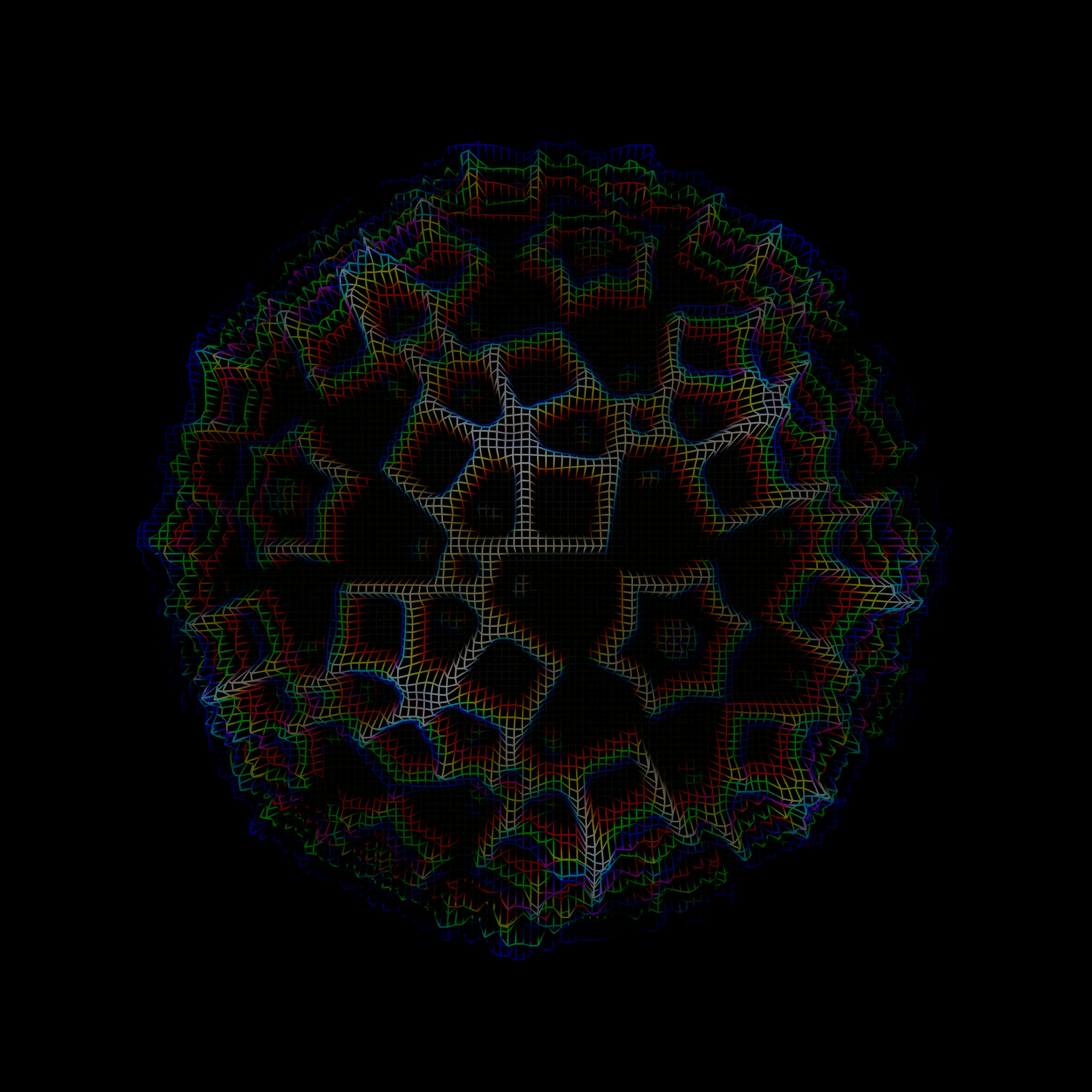 color sphere abstract digital background
