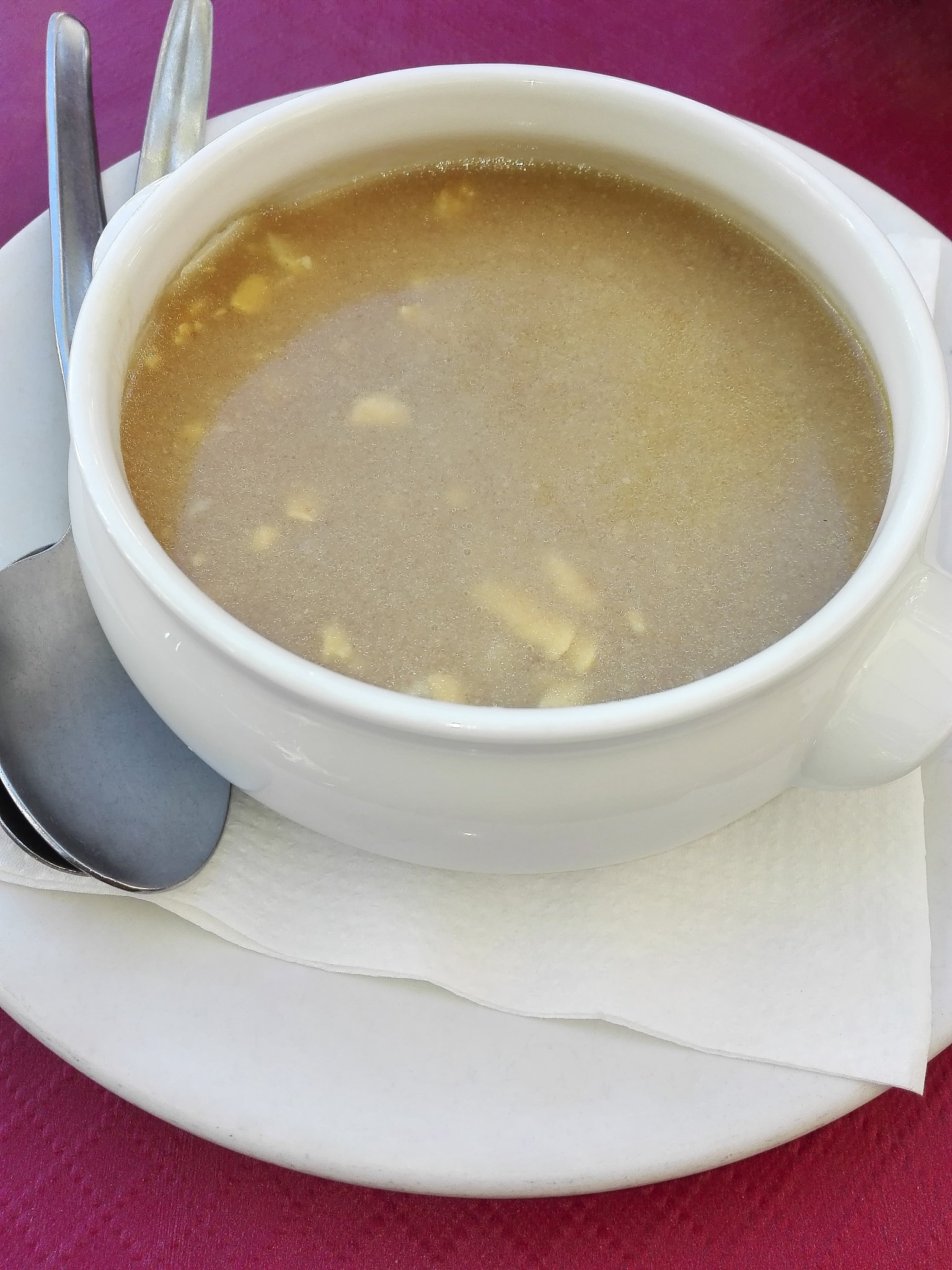 tazón de sopa