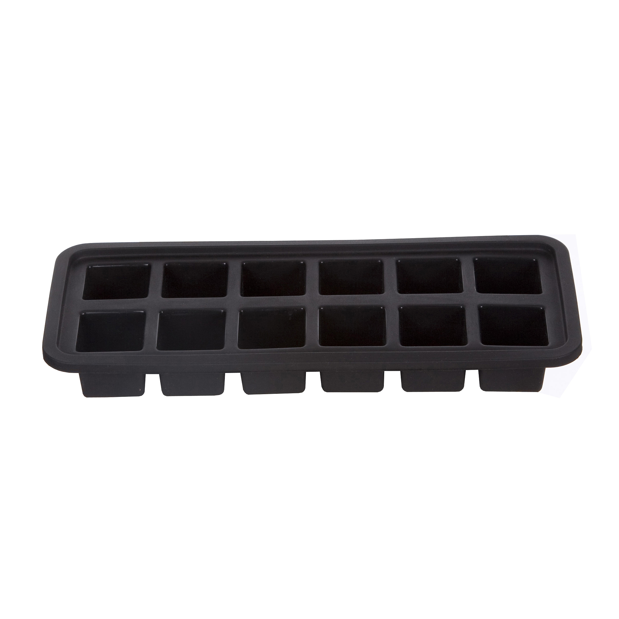 3层硅胶冰格模具 - 带盖家用冰箱速冻器