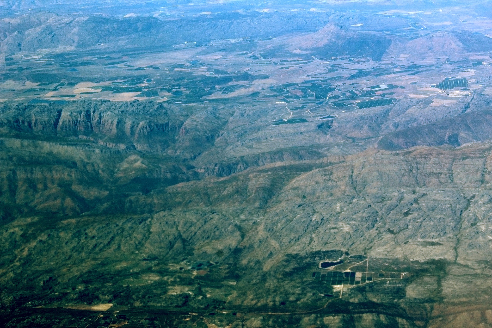 high angle view of landscape