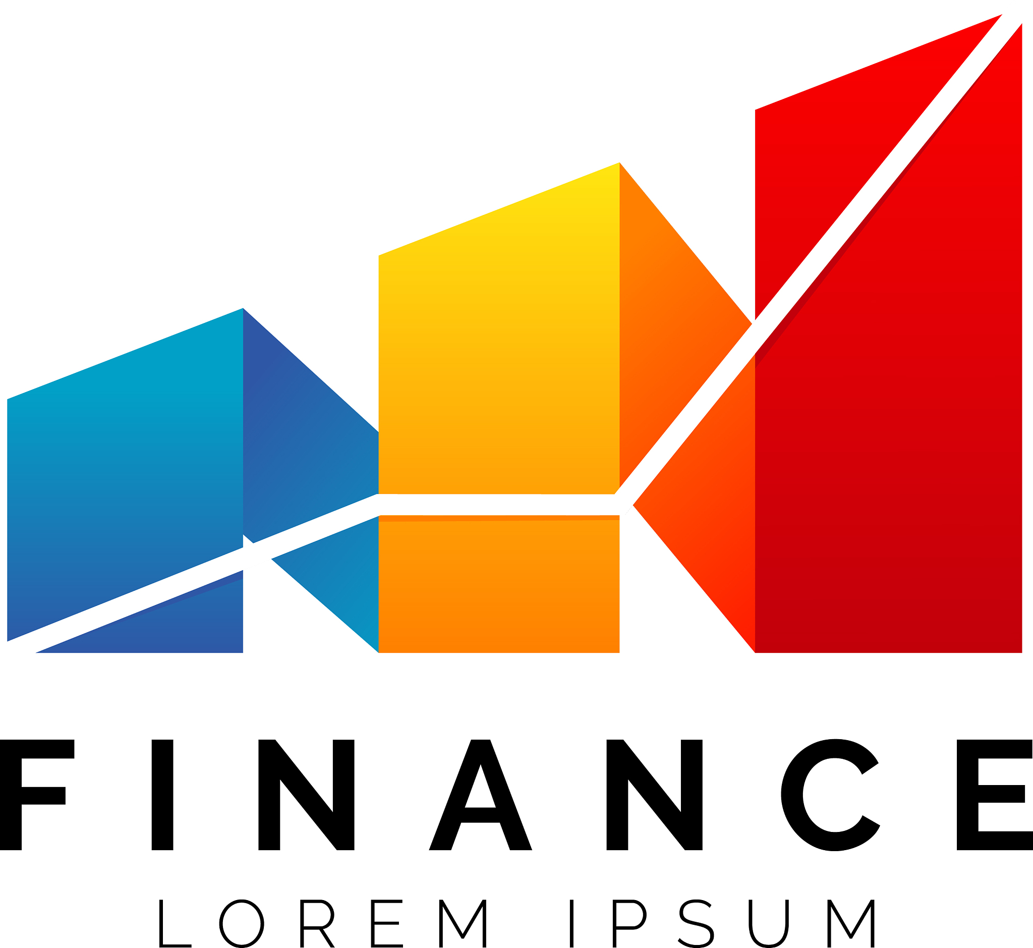 simple finance logo consultant template