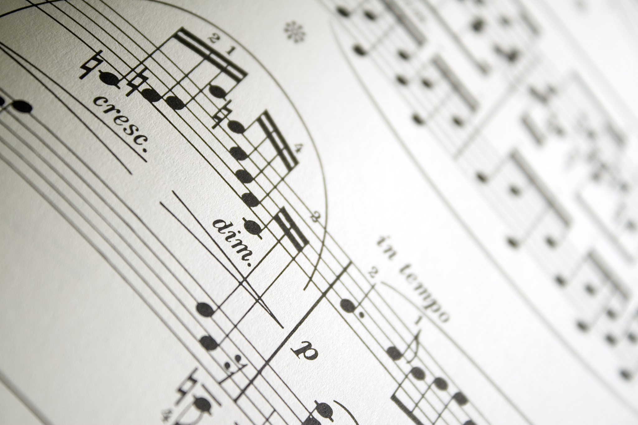 sheet music