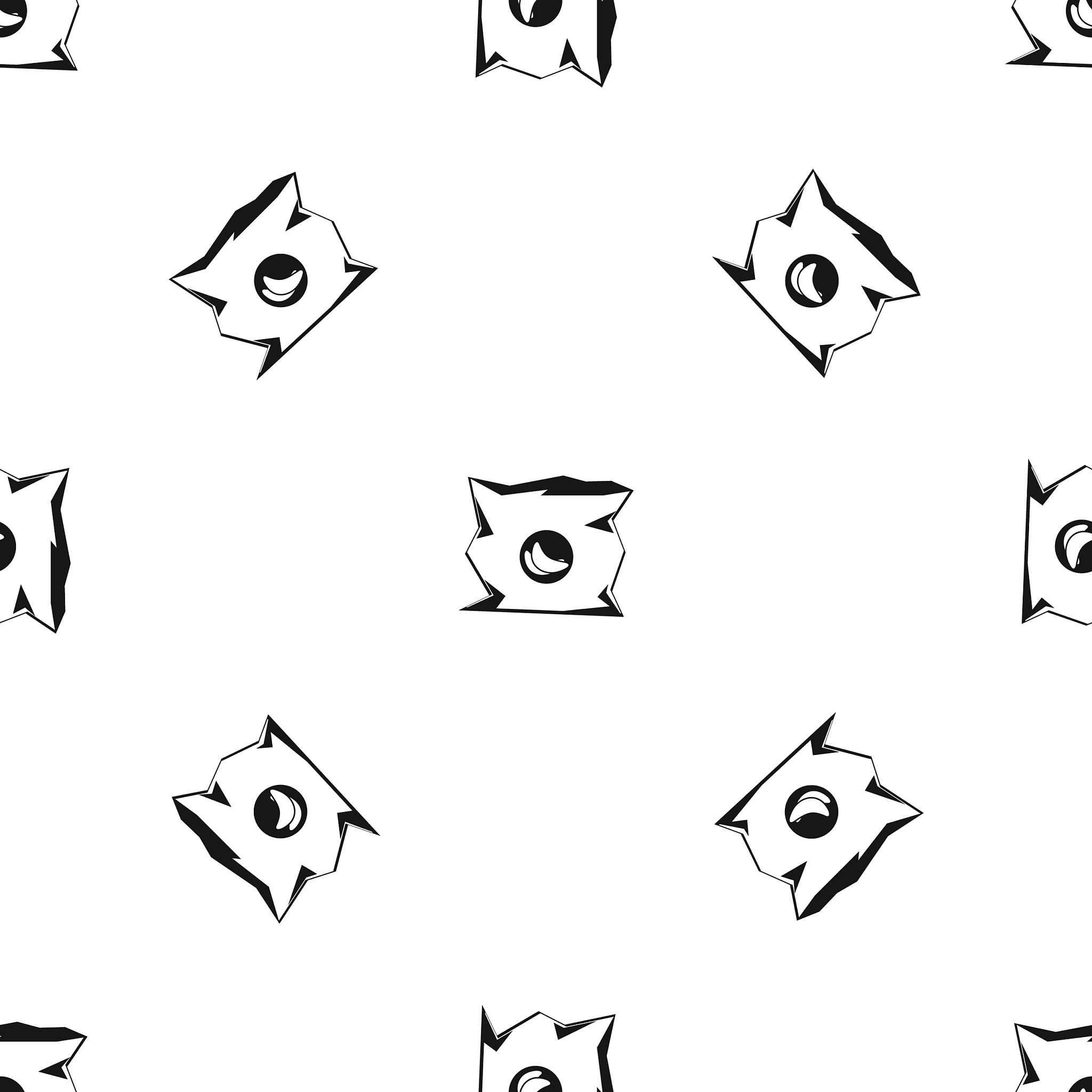 crumpled bag of chips pattern seamless black