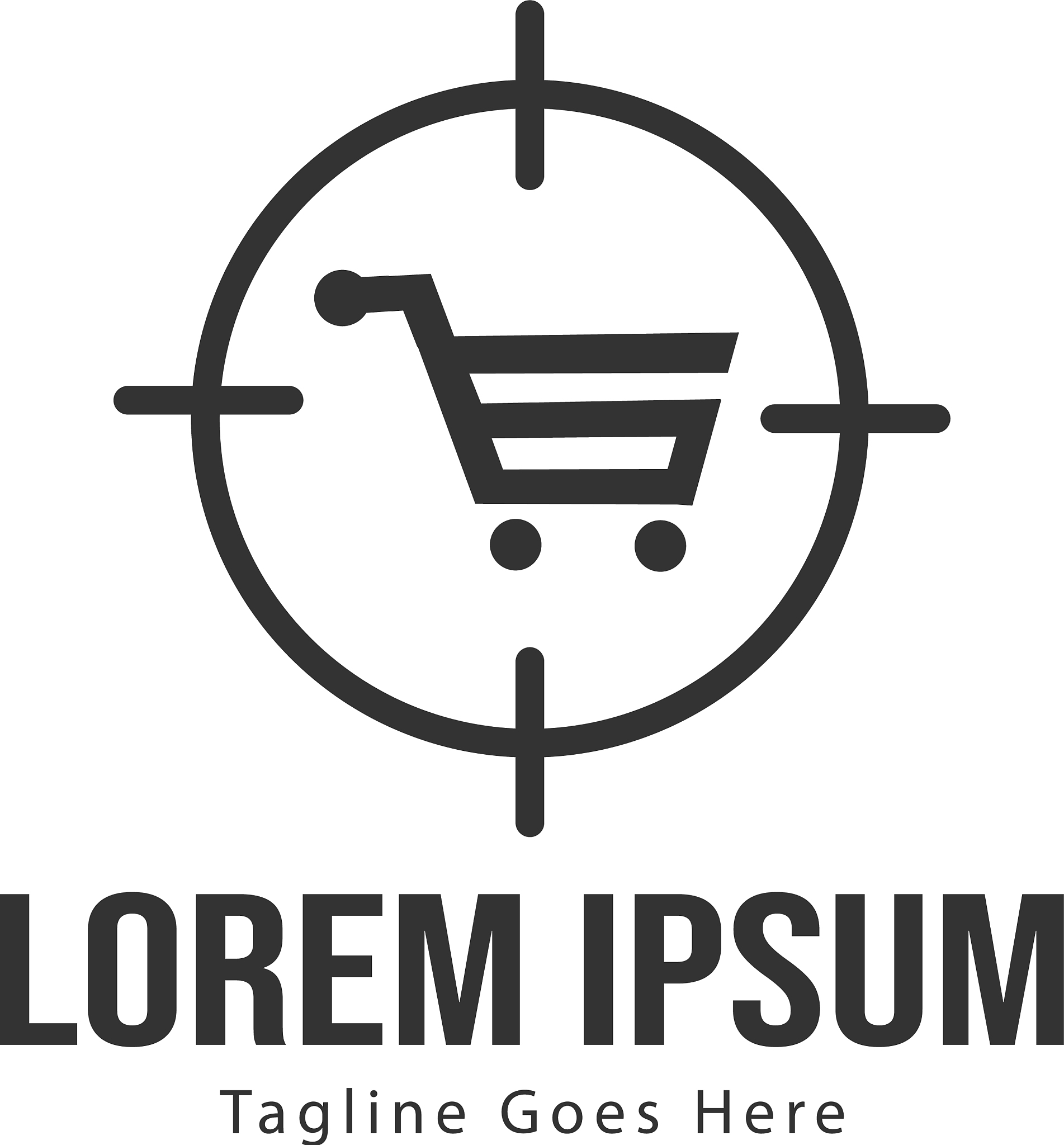 shopping logo template design shopping logo with