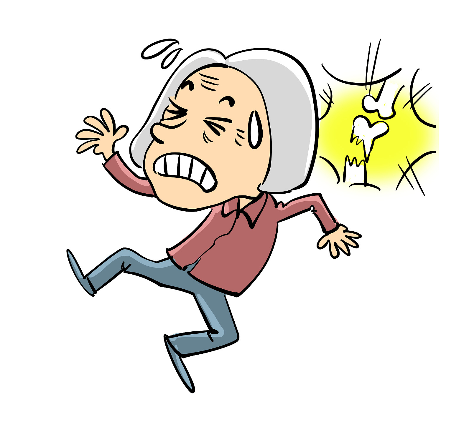 老人为什么踉跄一下就过世了