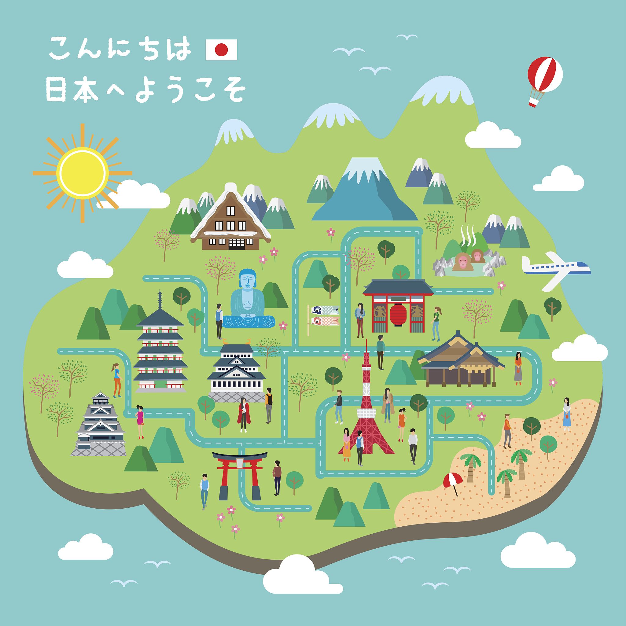 日本への旅行計画を書きます。約100字で、日本語を使います。