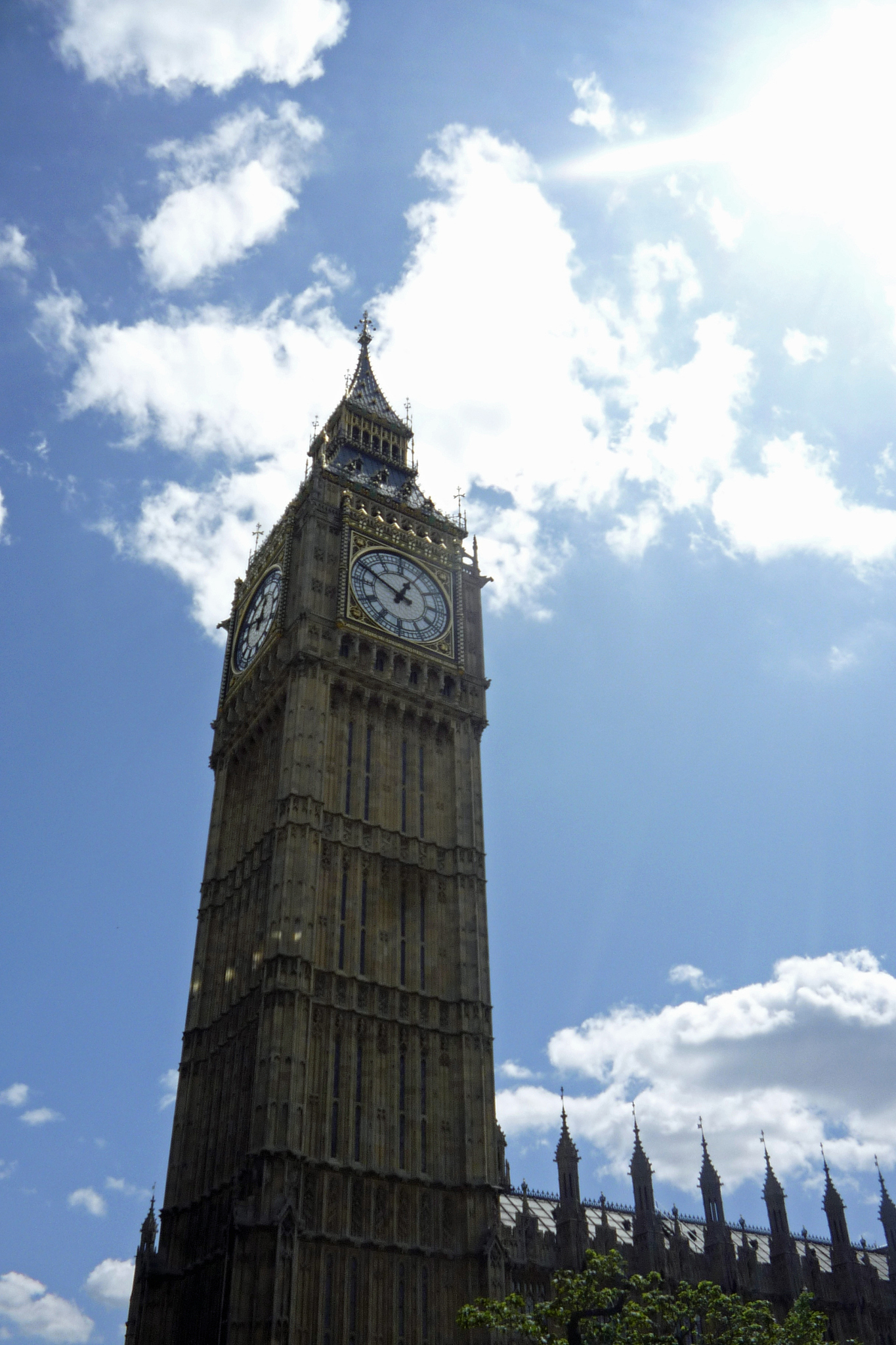 close-up of big ben