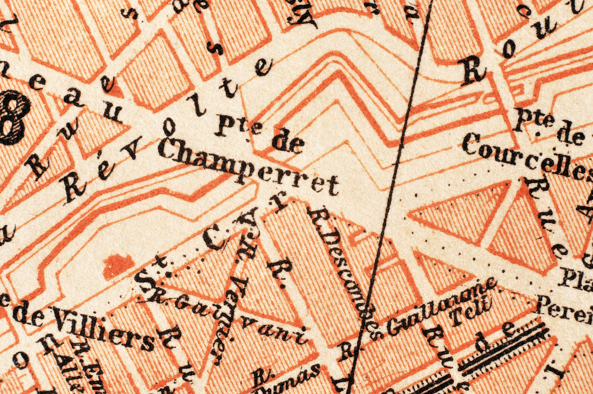 map detail - paris 1907