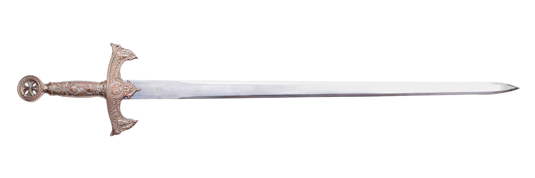 medieval sword w/ clipping path