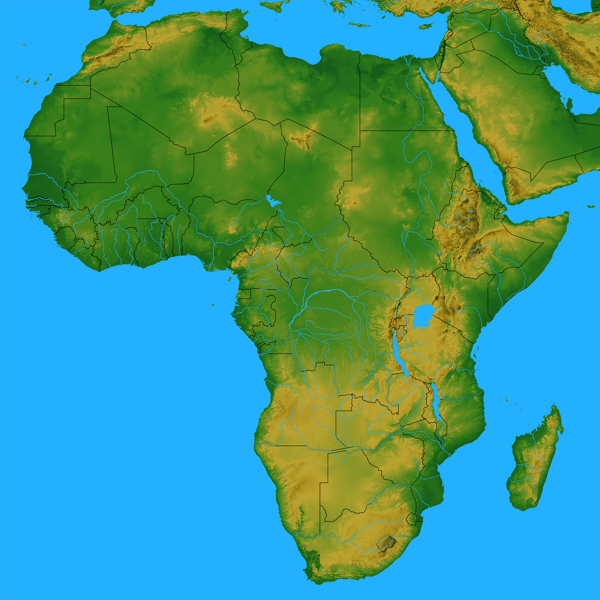 map of africa