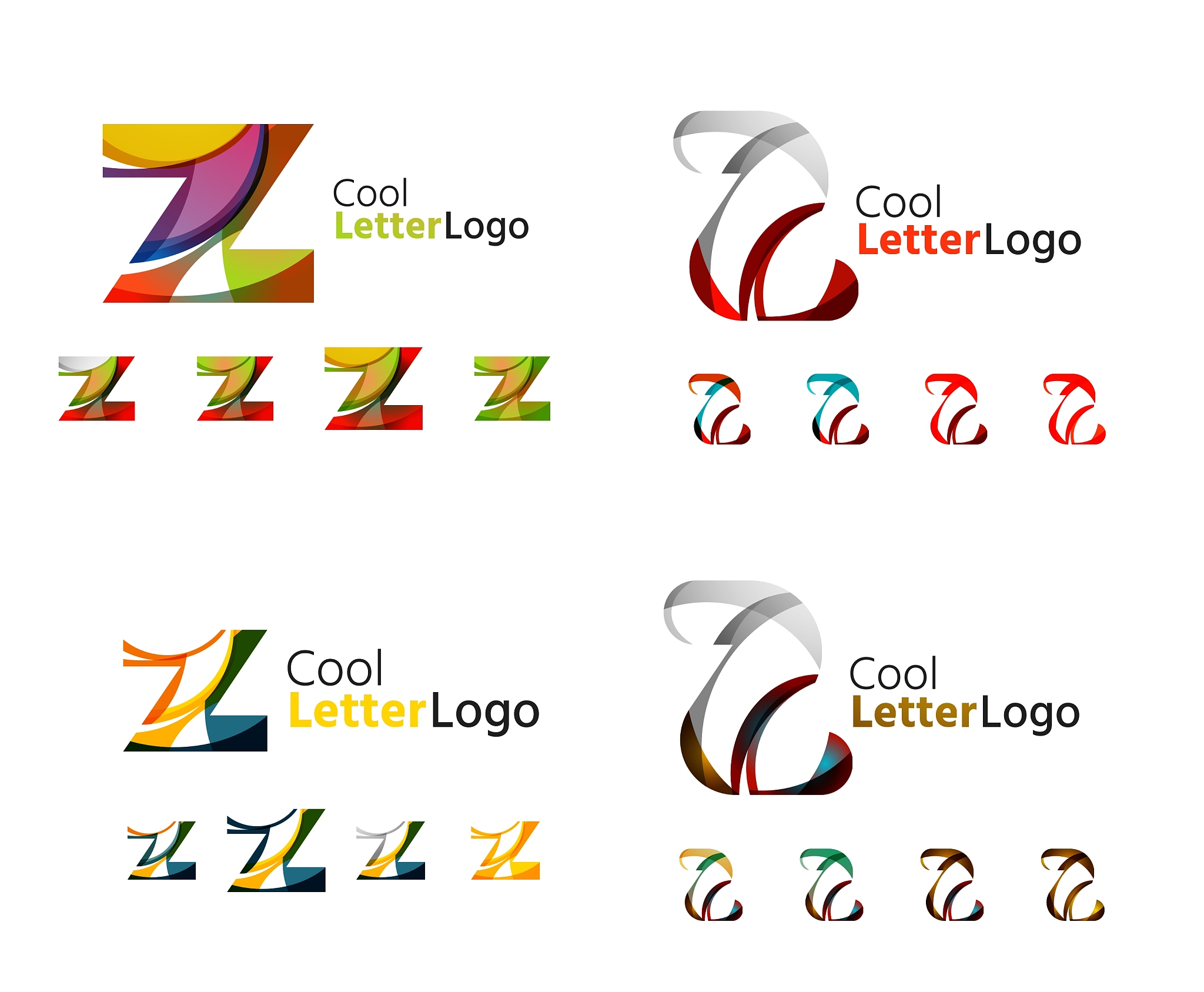 letter business emblem collection