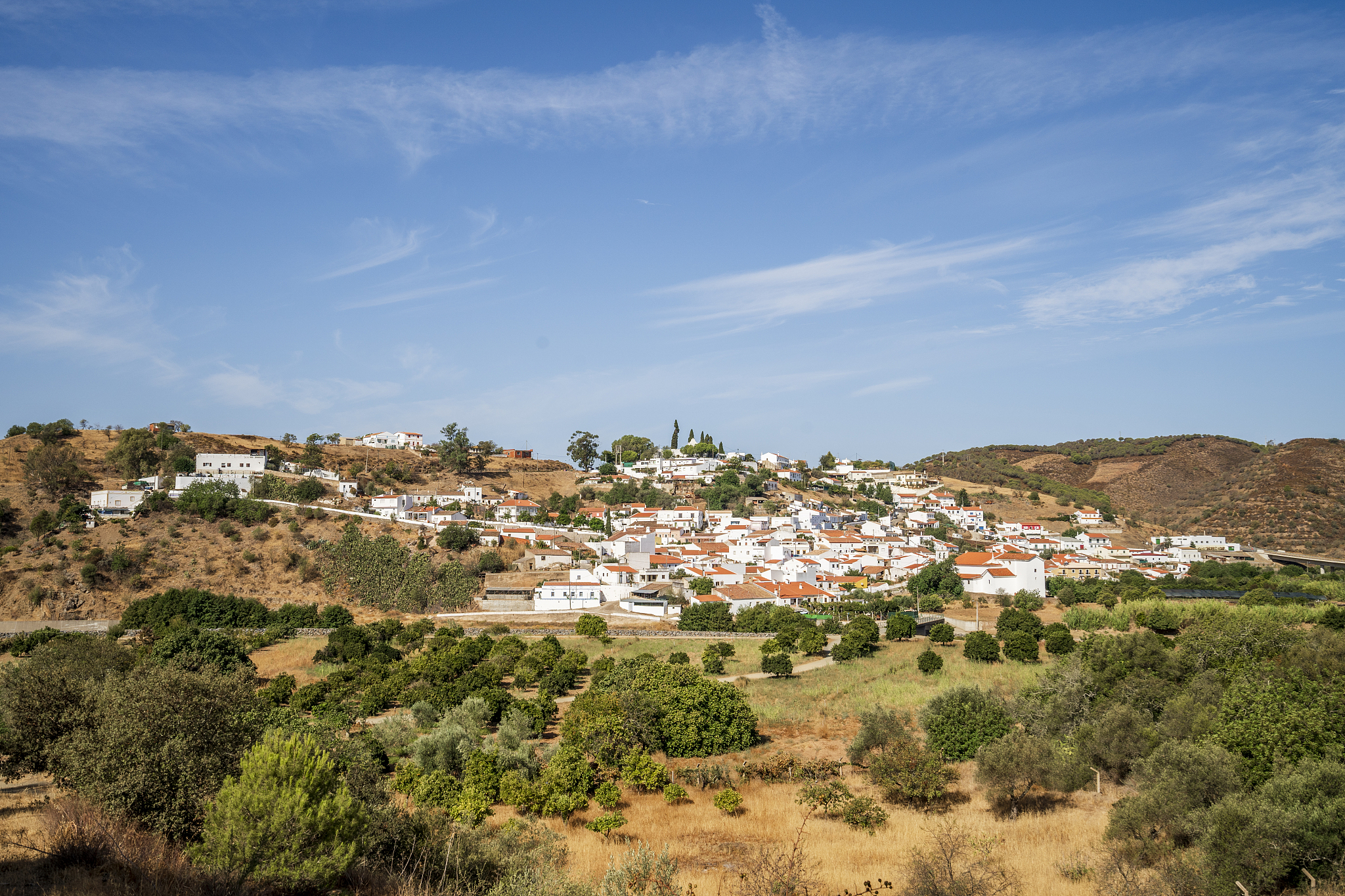 traditional portuguese town of odeleite, famous because of water
