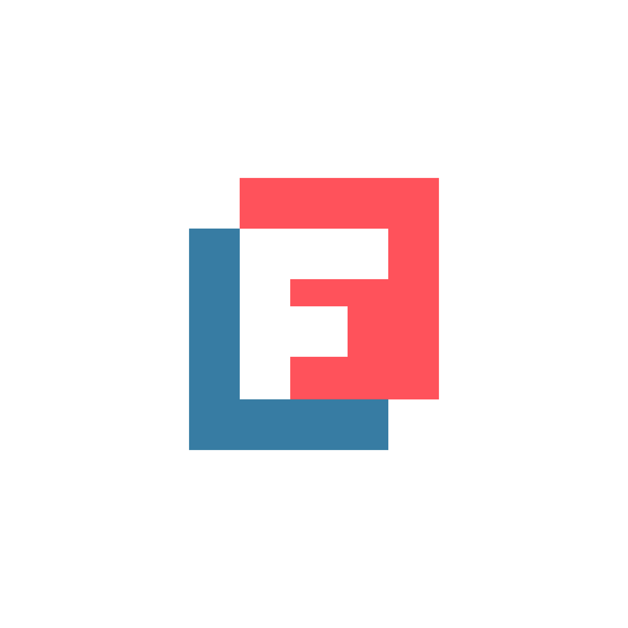 letter f logo icon design template elements