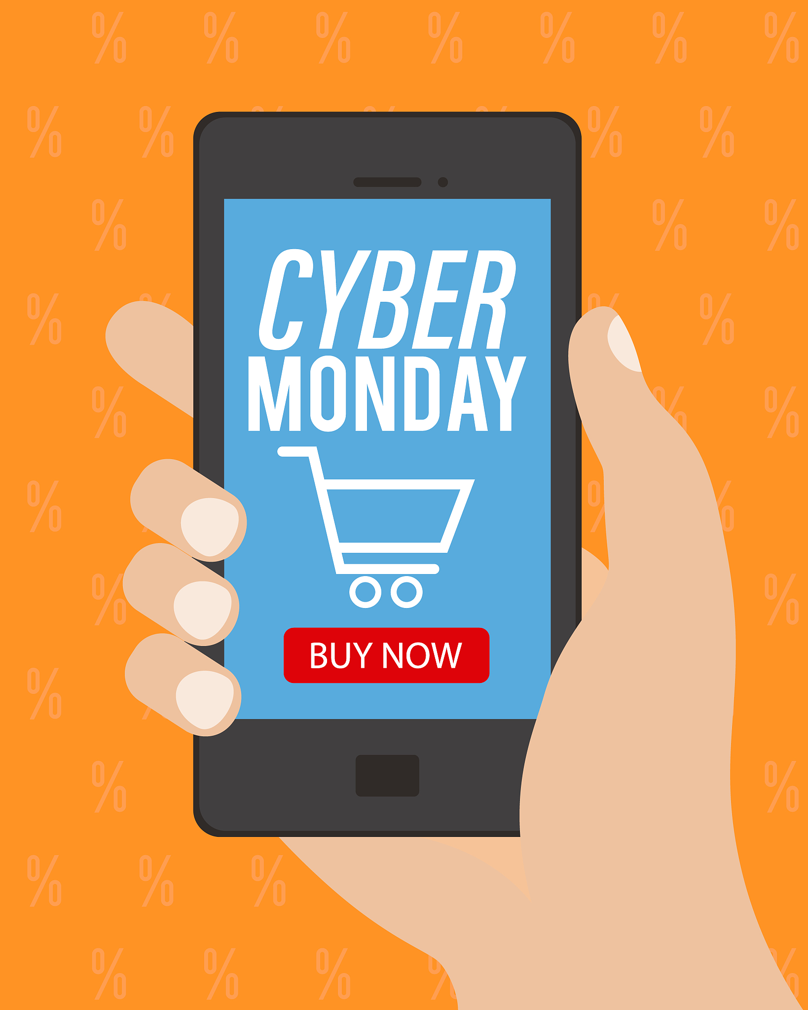 cyber monday. buy from mobile
