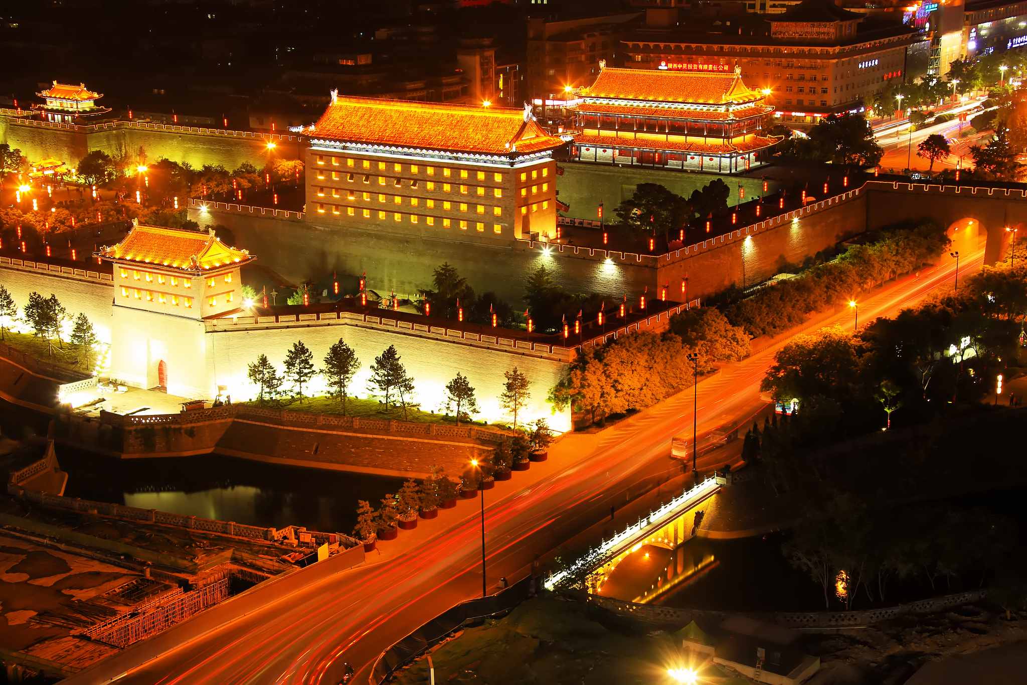 西安地标南门永宁门箭楼