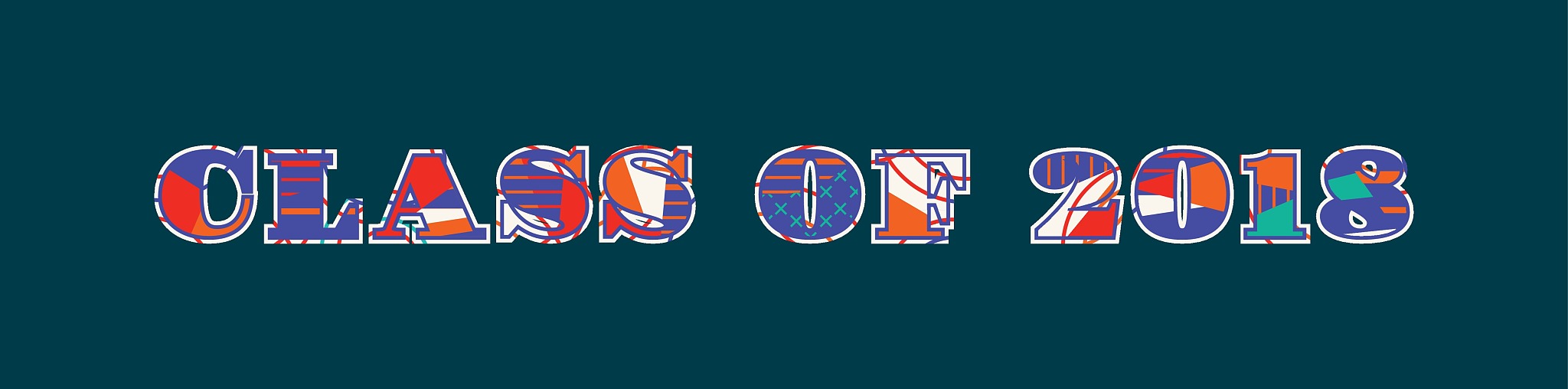 class of 2018 concept word art illustration