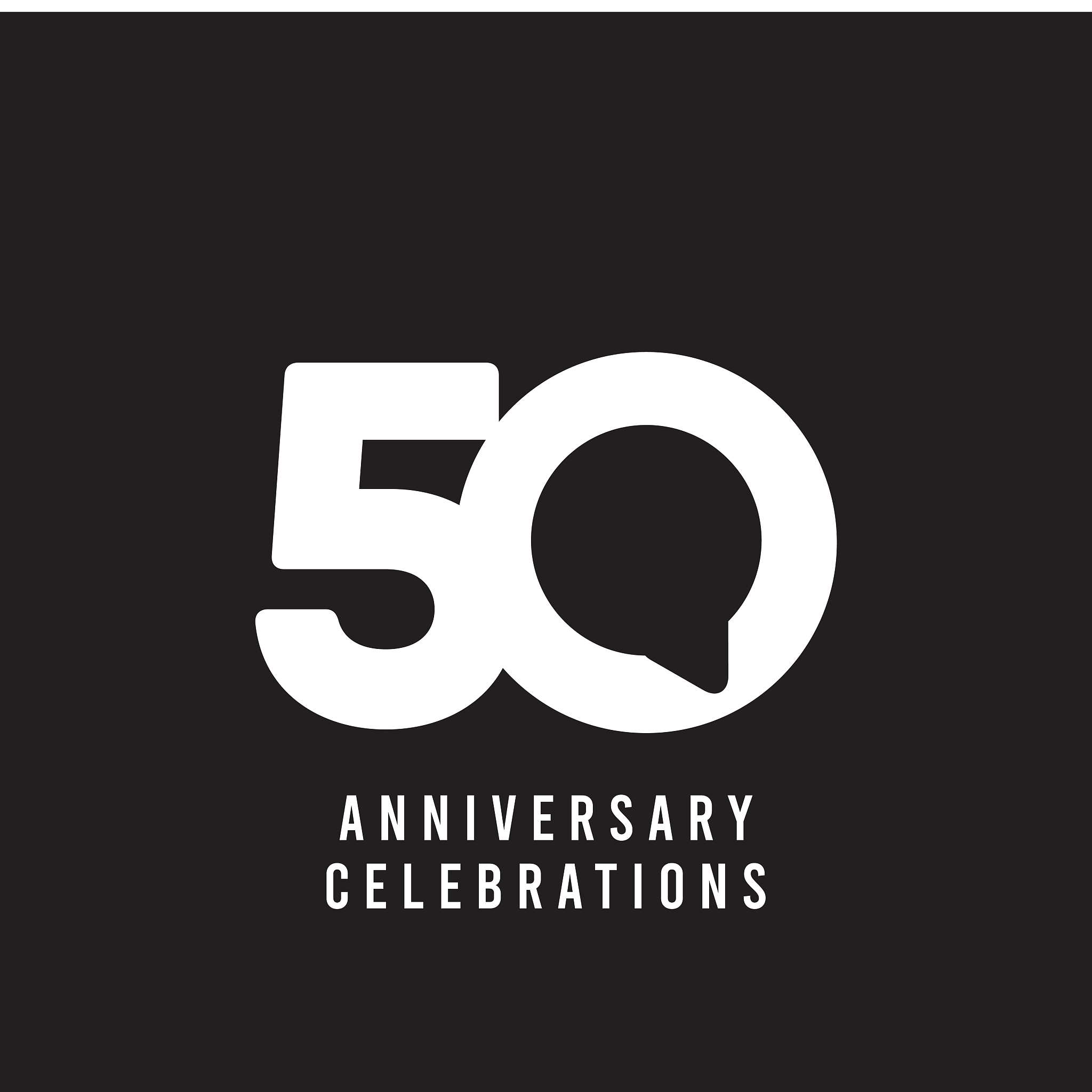 50 years anniversary celebrations vector template design illustr