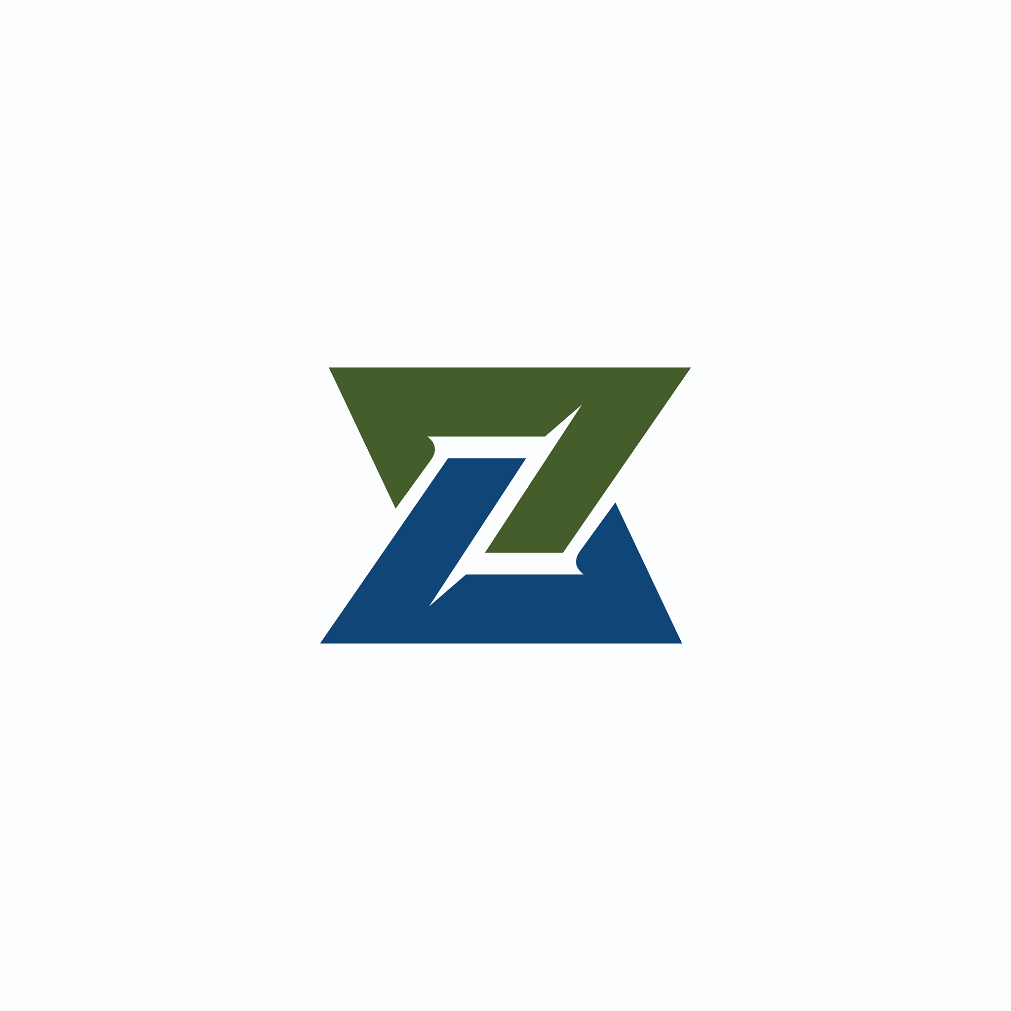 initial letter z or zz logo design template