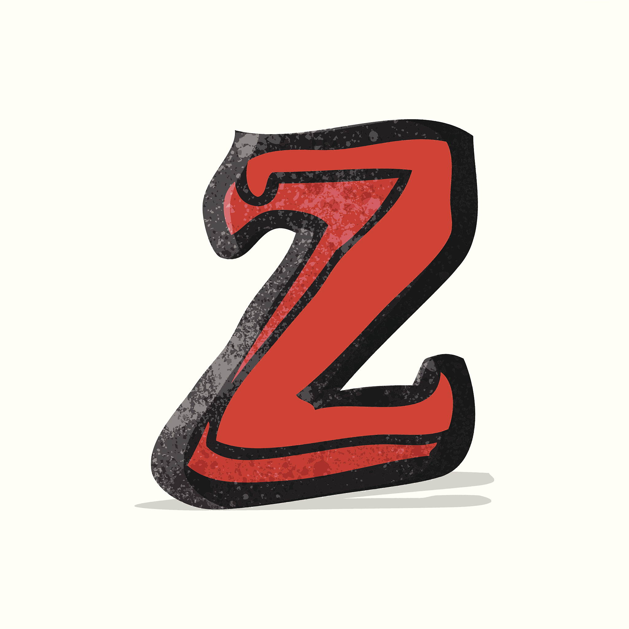 cartoon letter z